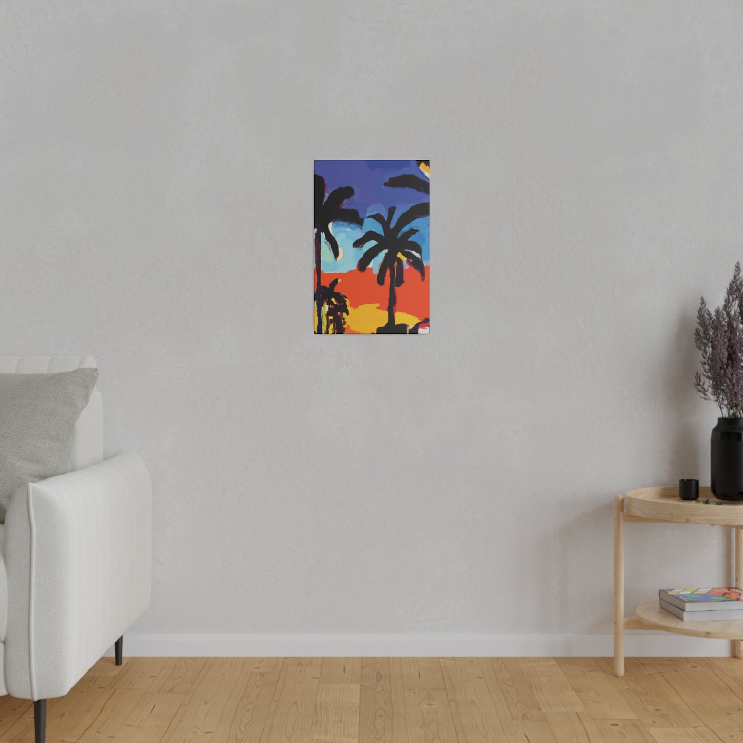 8634T - Miami Beach Sunset Painting Print | Miami | Beach | Sunset | Poster | Home Decor | Wall Art | Canvas