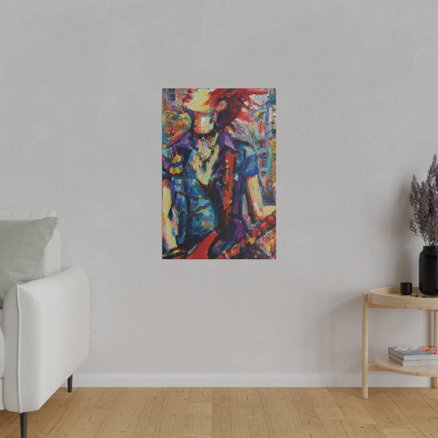 9667F - Rockstar Oil Painting Style Print | Poster | Home Decor | Wall Art | Music Art | Canvas