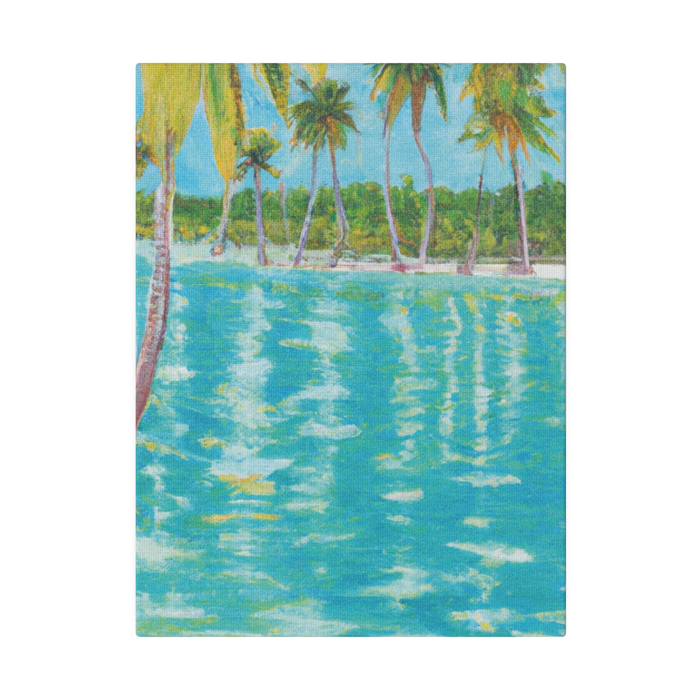 8537R - Bahamas Ocean Painting Print | Bahamas | Ocean | Beach | Poster | Home Decor | Wall Art | Canvas