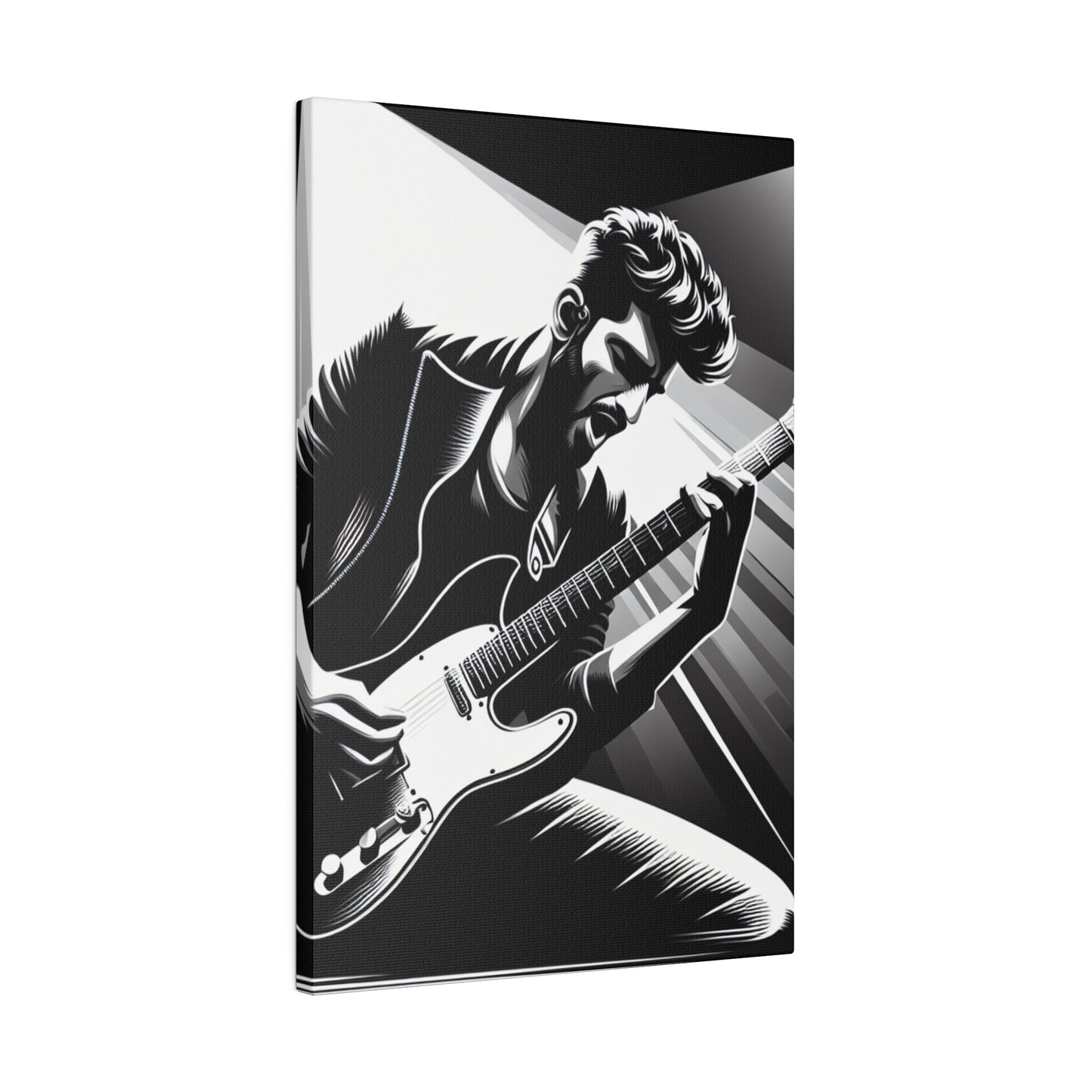 7426K - music art work, rockstar gifts, musician gift ideas, guitar art work, guitar artwork, guitar wall art canvas, playing guitar, decor