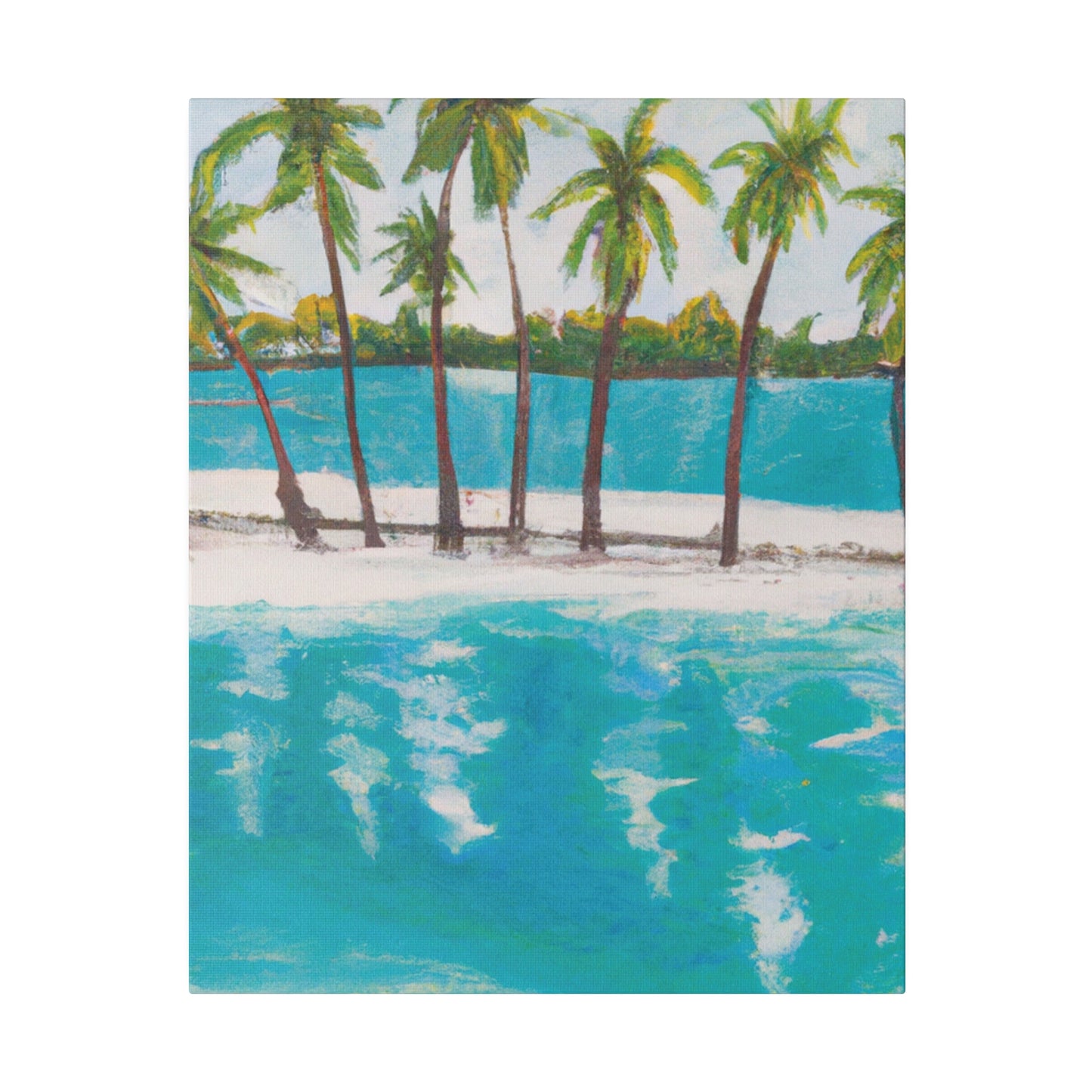 8045G - Bahamas Ocean Painting Print | Bahamas | Ocean | Beach | Poster | Home Decor | Wall Art | Canvas