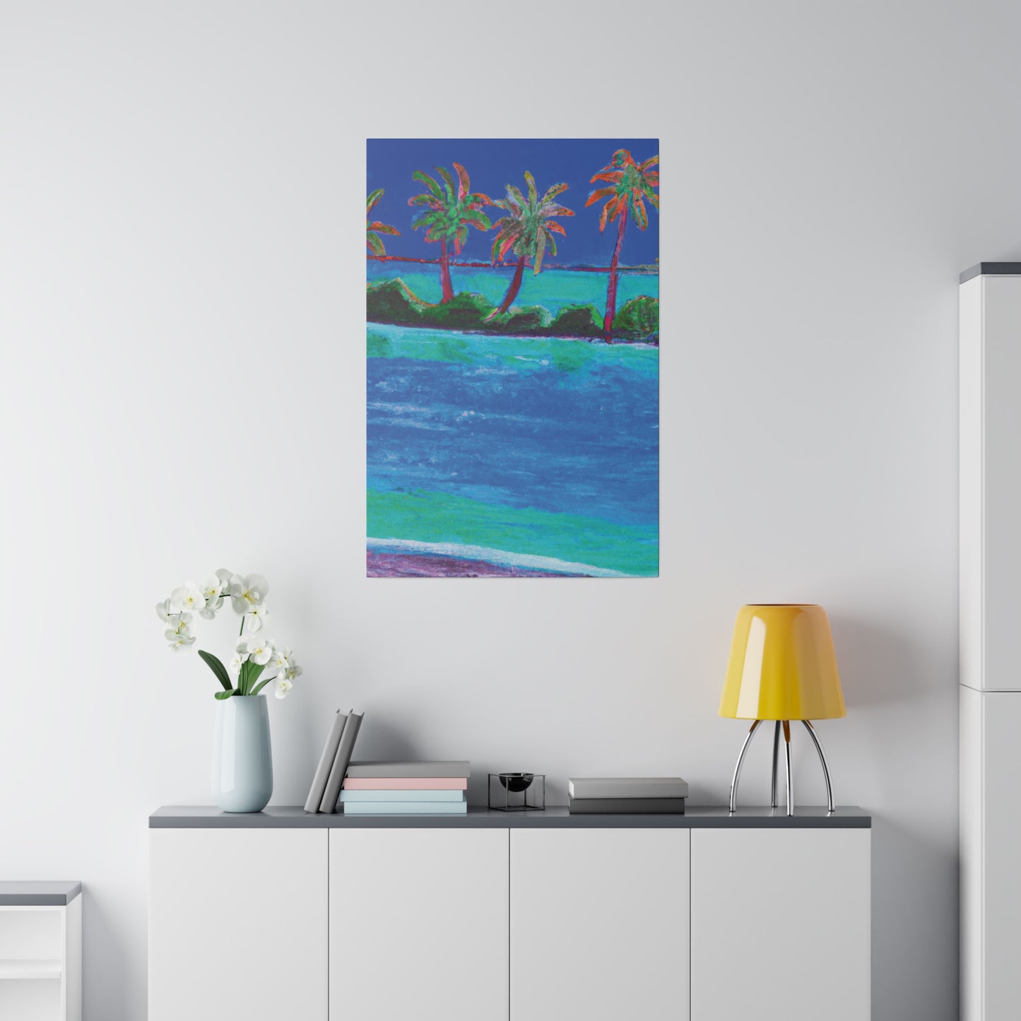 7454G - Bahamas Ocean Painting Print | Bahamas | Ocean | Beach | Poster | Home Decor | Wall Art | Canvas