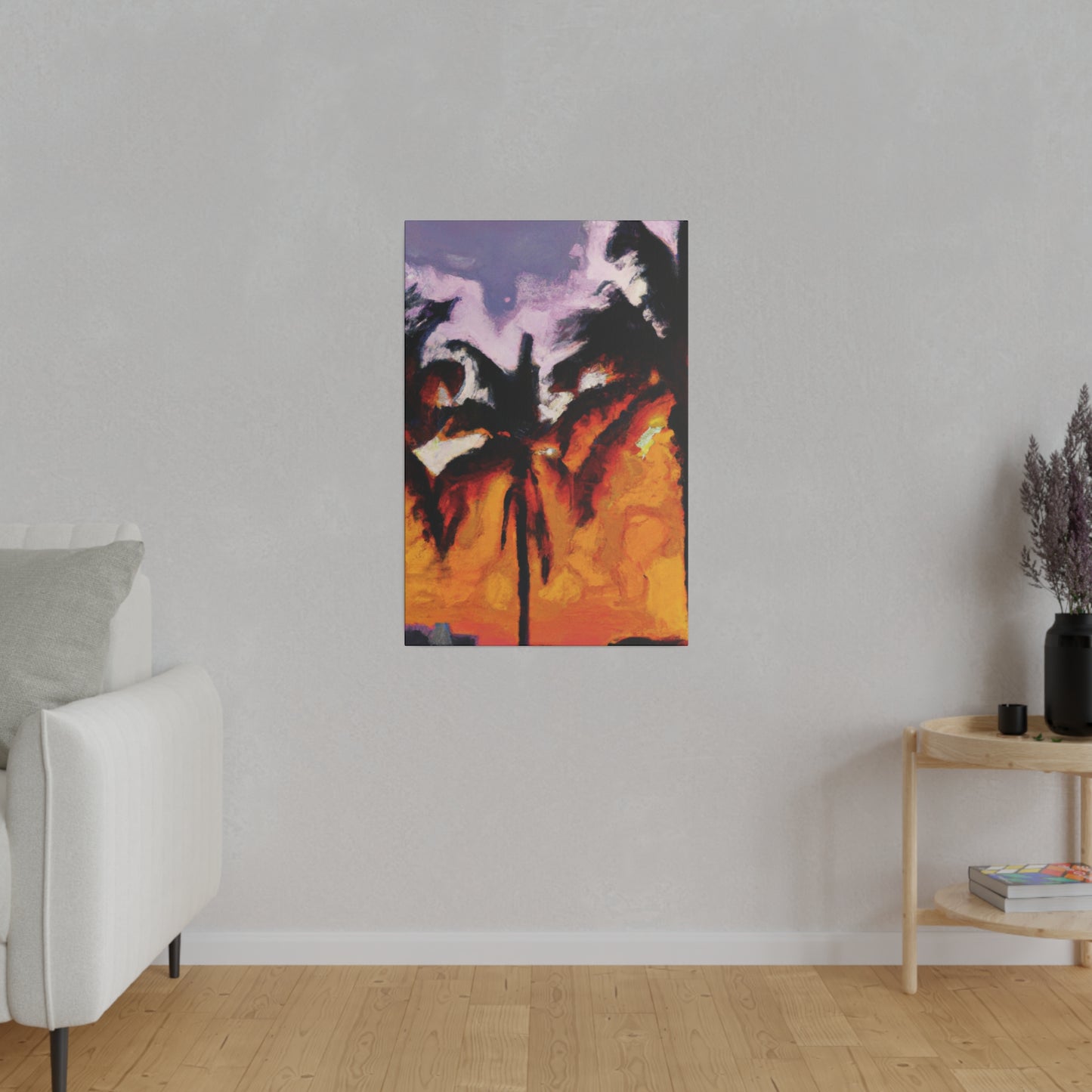 2537V - Miami Beach Sunset Painting Print | Miami | Beach | Sunset | Poster | Home Decor | Wall Art | Canvas