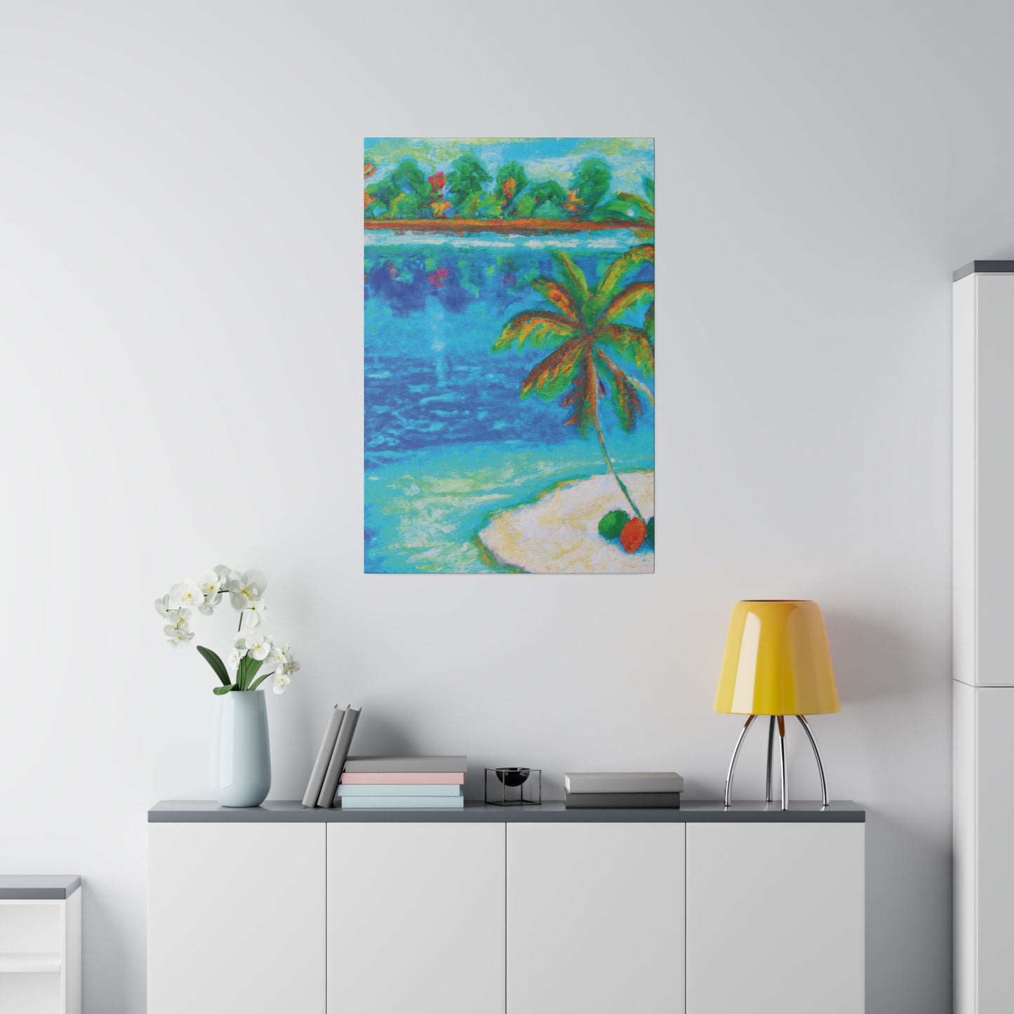 8252T - Bahamas Ocean Painting Print | Bahamas | Ocean | Beach | Poster | Home Decor | Wall Art | Canvas