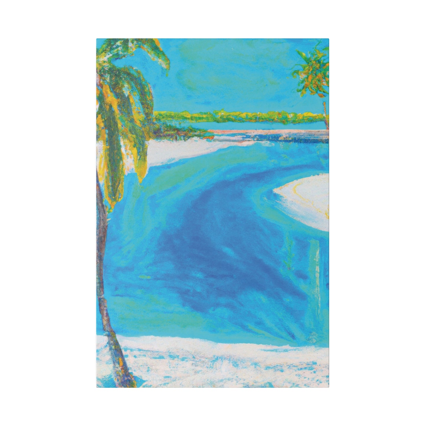 9106H - Bahamas Ocean Painting Print | Bahamas | Ocean | Beach | Poster | Home Decor | Wall Art | Canvas