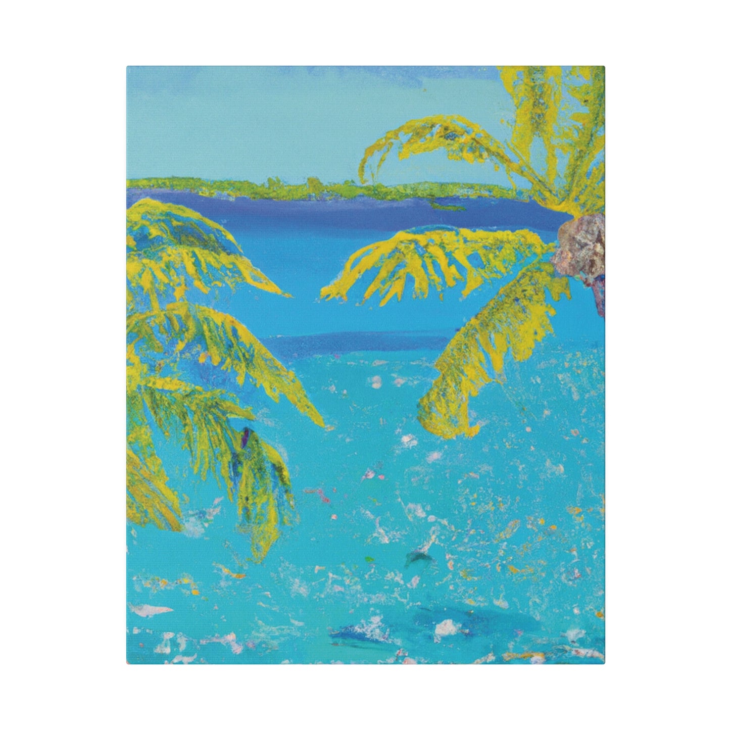 9282F - Bahamas Ocean Painting Print | Bahamas | Ocean | Beach | Poster | Home Decor | Wall Art | Canvas