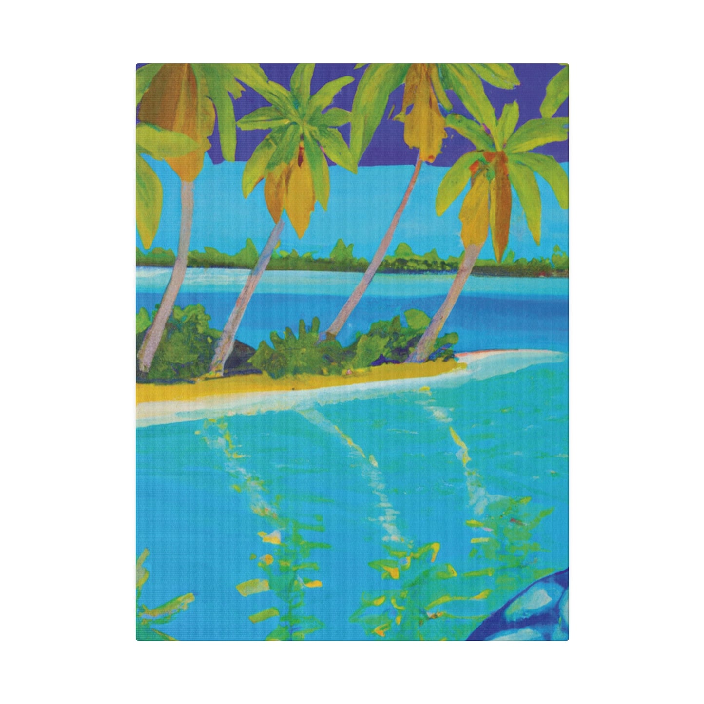 8347B - Bahamas Ocean Painting Print | Bahamas | Ocean | Beach | Poster | Home Decor | Wall Art | Canvas