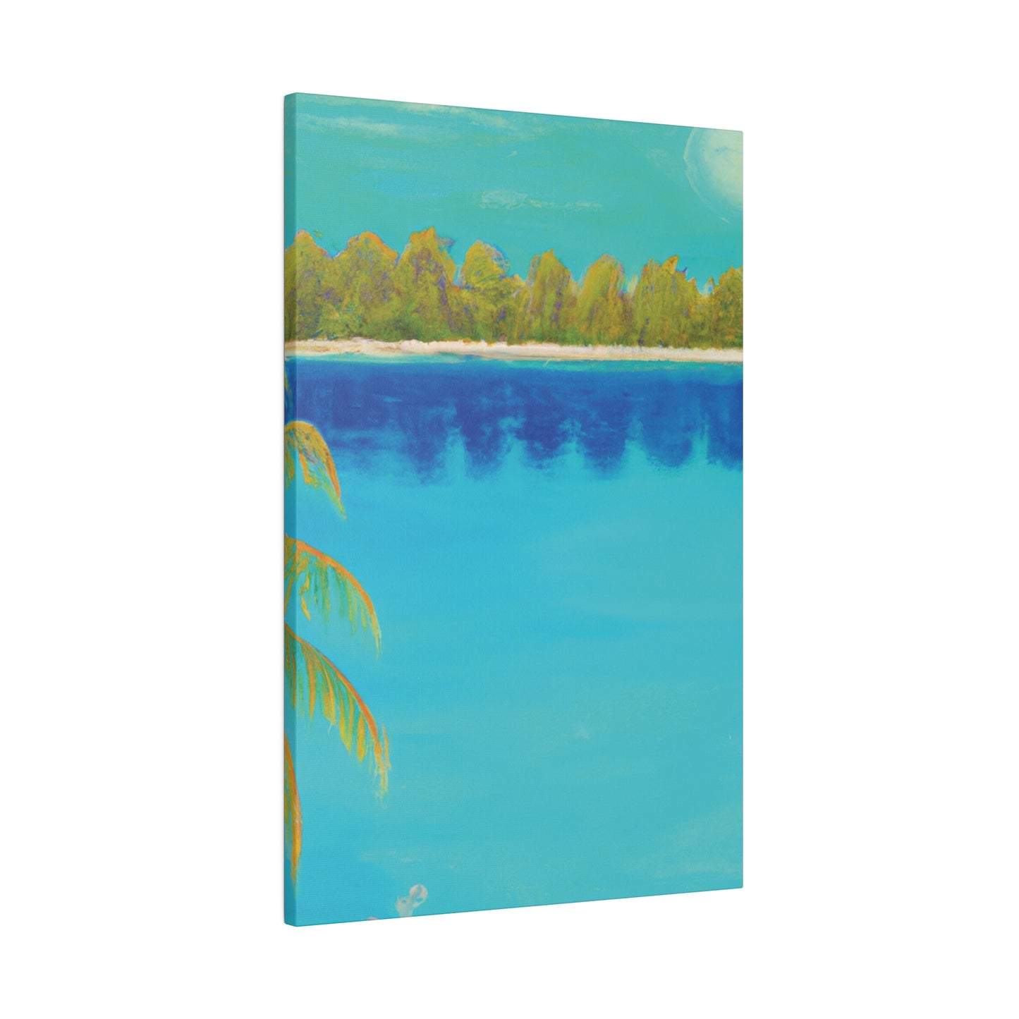 9134K - Bahamas Ocean Painting Print | Bahamas | Ocean | Beach | Poster | Home Decor | Wall Art | Canvas