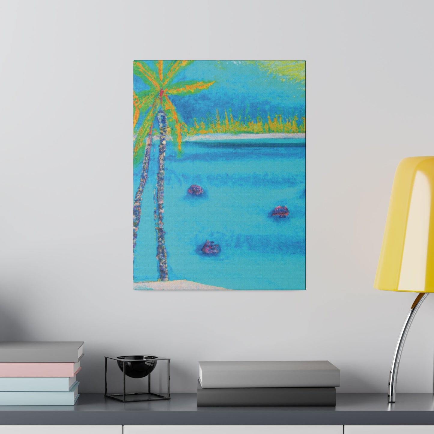 2937T - Bahamas Ocean Painting Print | Bahamas | Ocean | Beach | Poster | Home Decor | Wall Art | Canvas