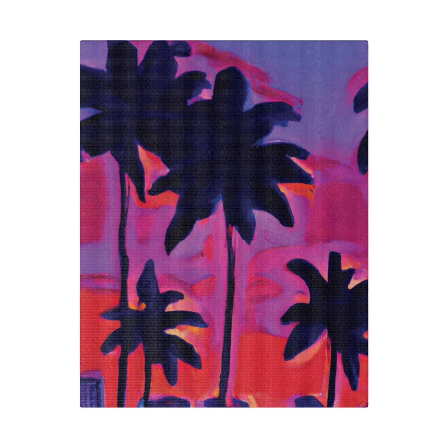 641R - Miami Beach Sunset Painting Print | Miami | Beach | Sunset | Poster | Home Decor | Wall Art | Canvas