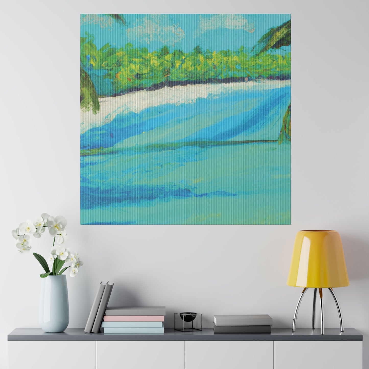 10781G - Bahamas Ocean Painting Print | Bahamas | Ocean | Beach | Poster | Home Decor | Wall Art | Canvas