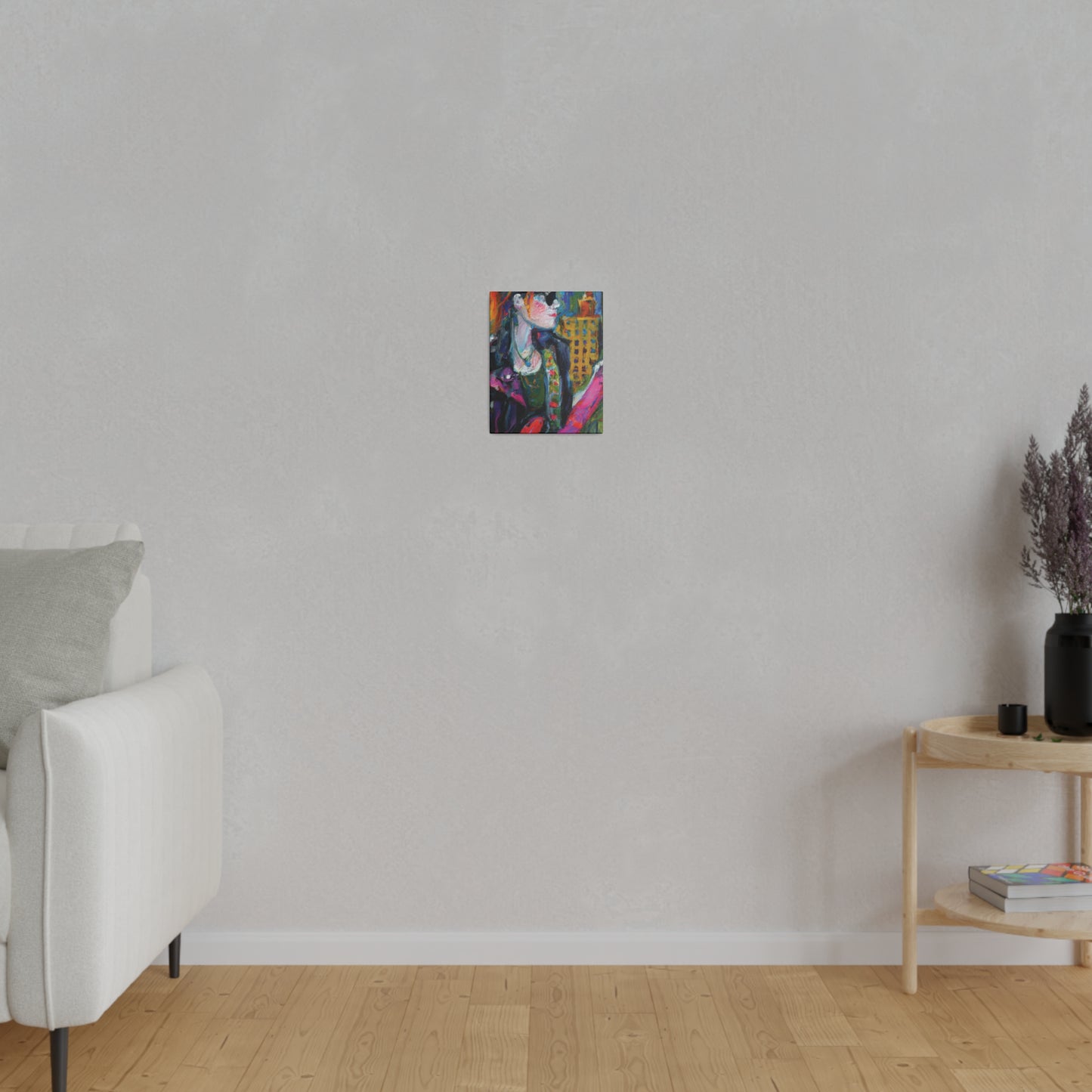 9503W - Rockstar Oil Painting Style Print | Poster | Home Decor | Wall Art | Music Art | Canvas