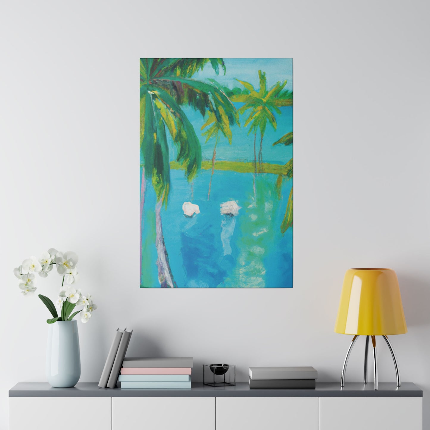 5643X - Bahamas Ocean Painting Print | Bahamas | Ocean | Beach | Poster | Home Decor | Wall Art | Canvas