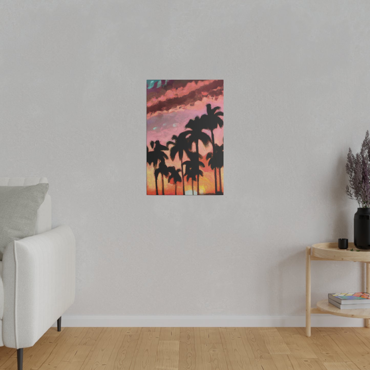 8559Q - Miami Beach Sunset Painting Print | Miami | Beach | Sunset | Poster | Home Decor | Wall Art | Canvas