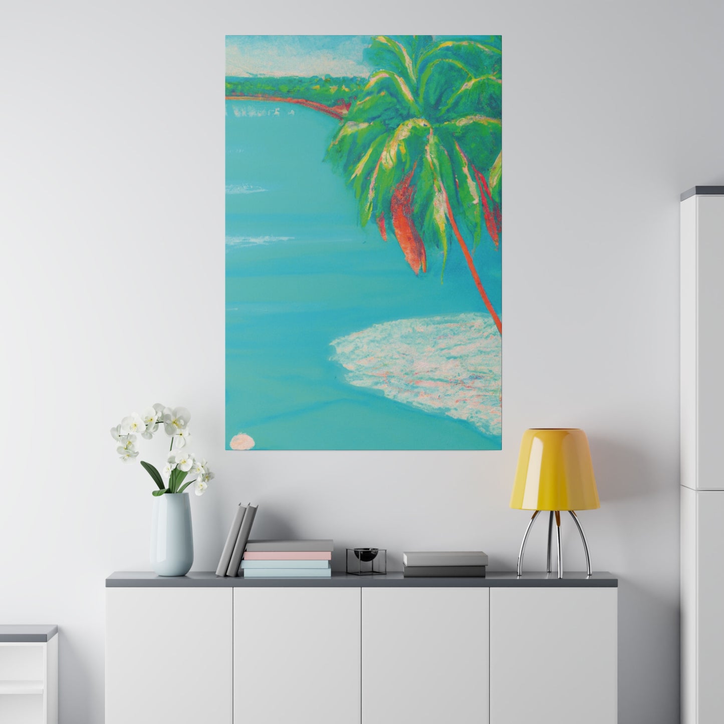 6263D - Bahamas Ocean Painting Print | Bahamas | Ocean | Beach | Poster | Home Decor | Wall Art | Canvas