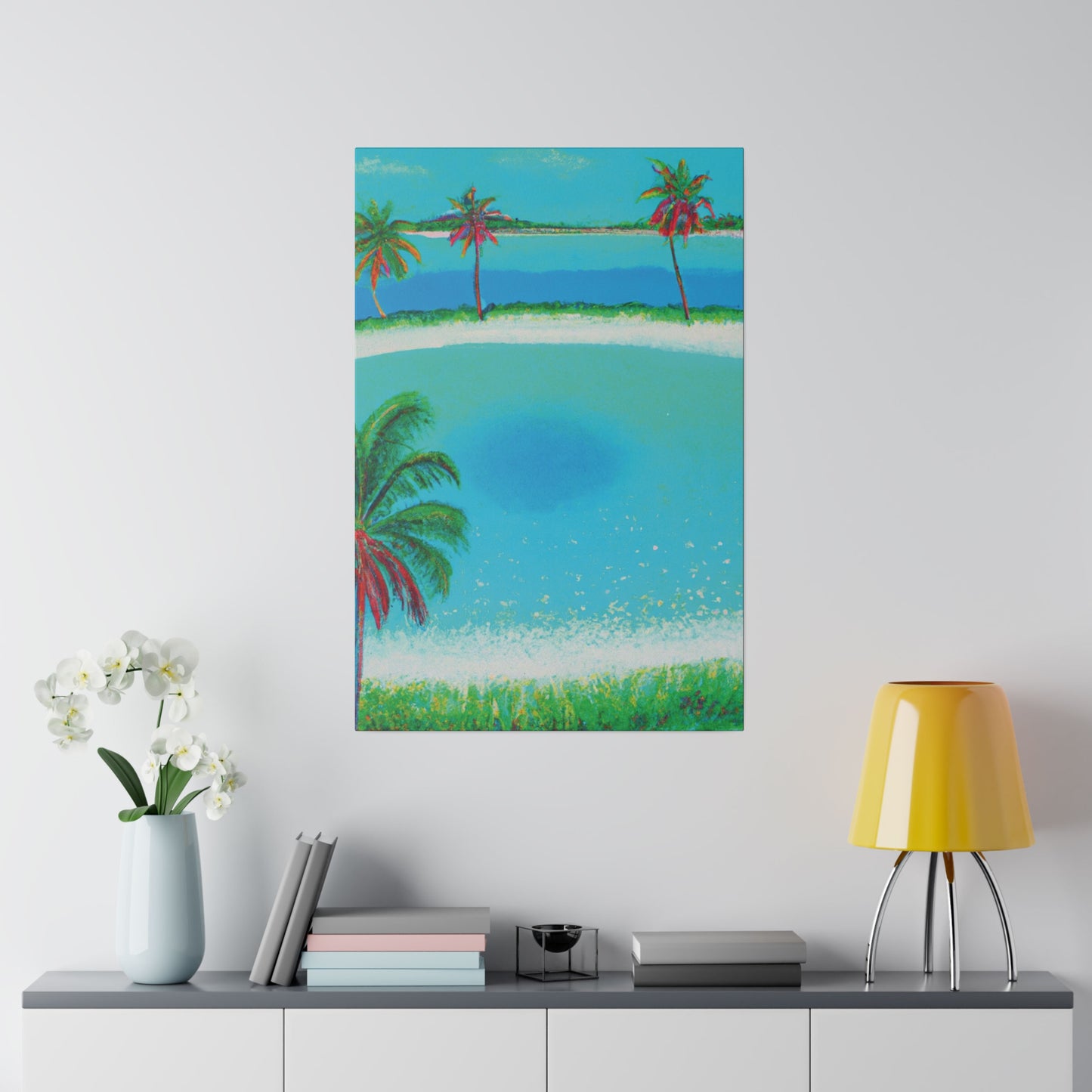 2198G - Bahamas Ocean Painting Print | Bahamas | Ocean | Beach | Poster | Home Decor | Wall Art | Canvas