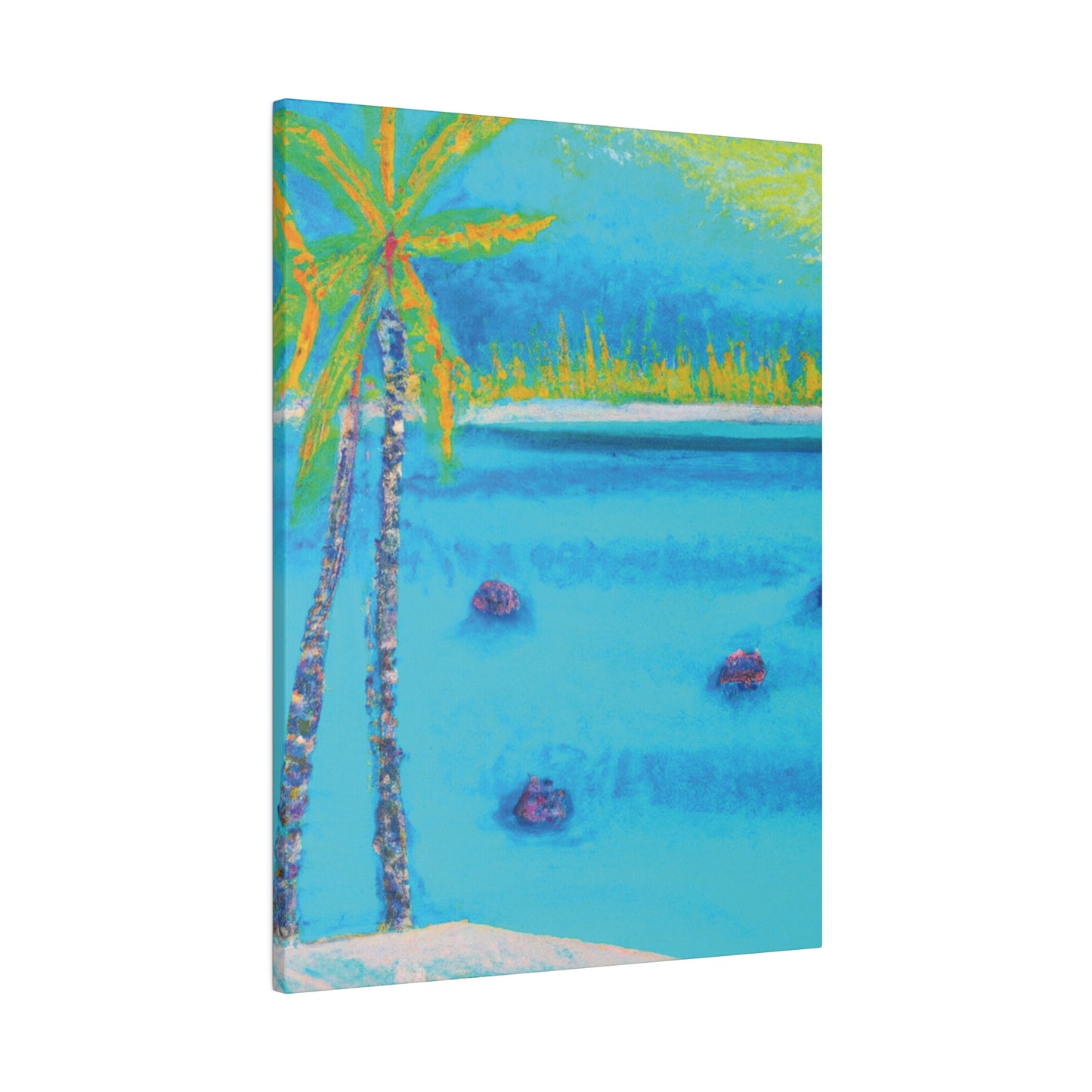 2937T - Bahamas Ocean Painting Print | Bahamas | Ocean | Beach | Poster | Home Decor | Wall Art | Canvas