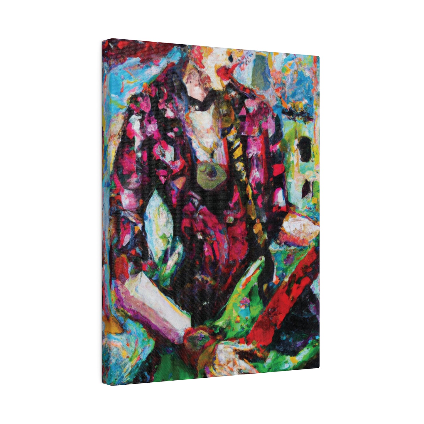 9453F - Rockstar Oil Painting Style Print | Poster | Home Decor | Wall Art | Music Art | Canvas