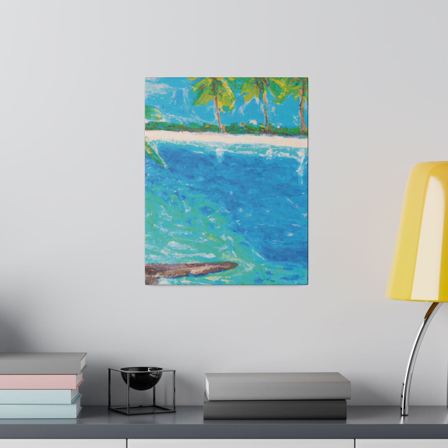 5065C - Bahamas Ocean Painting Print | Bahamas | Ocean | Beach | Poster | Home Decor | Wall Art | Canvas