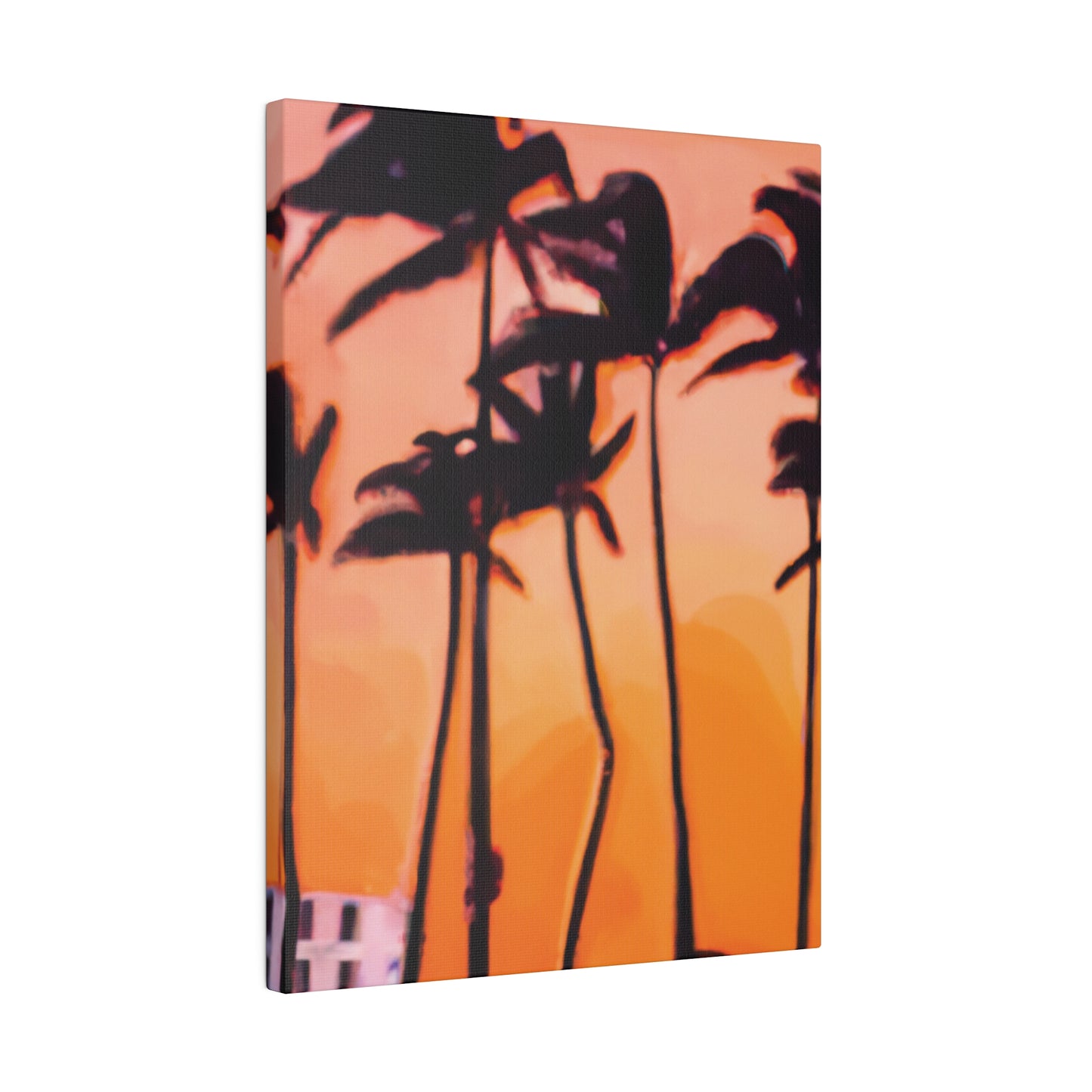 9837K - Miami Beach Sunset Painting Print | Miami | Beach | Sunset | Poster | Home Decor | Wall Art | Canvas