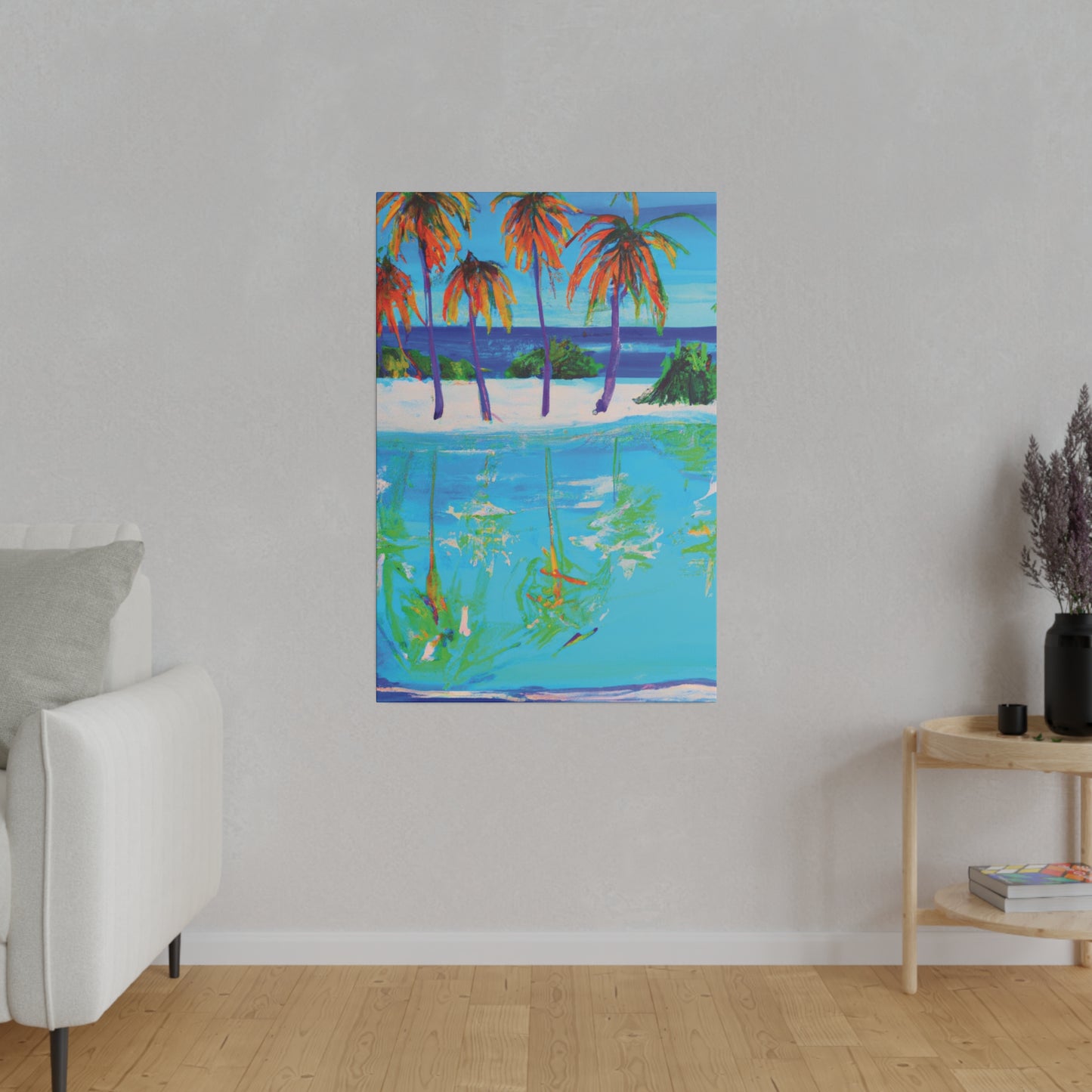 4518F - Bahamas Ocean Painting Print | Bahamas | Ocean | Beach | Poster | Home Decor | Wall Art | Canvas