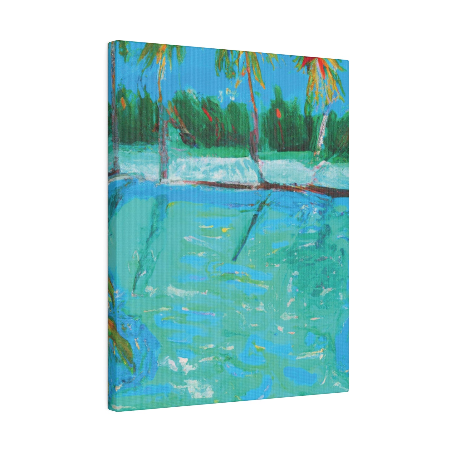 8483P - Bahamas Ocean Painting Print | Bahamas | Ocean | Beach | Poster | Home Decor | Wall Art | Canvas