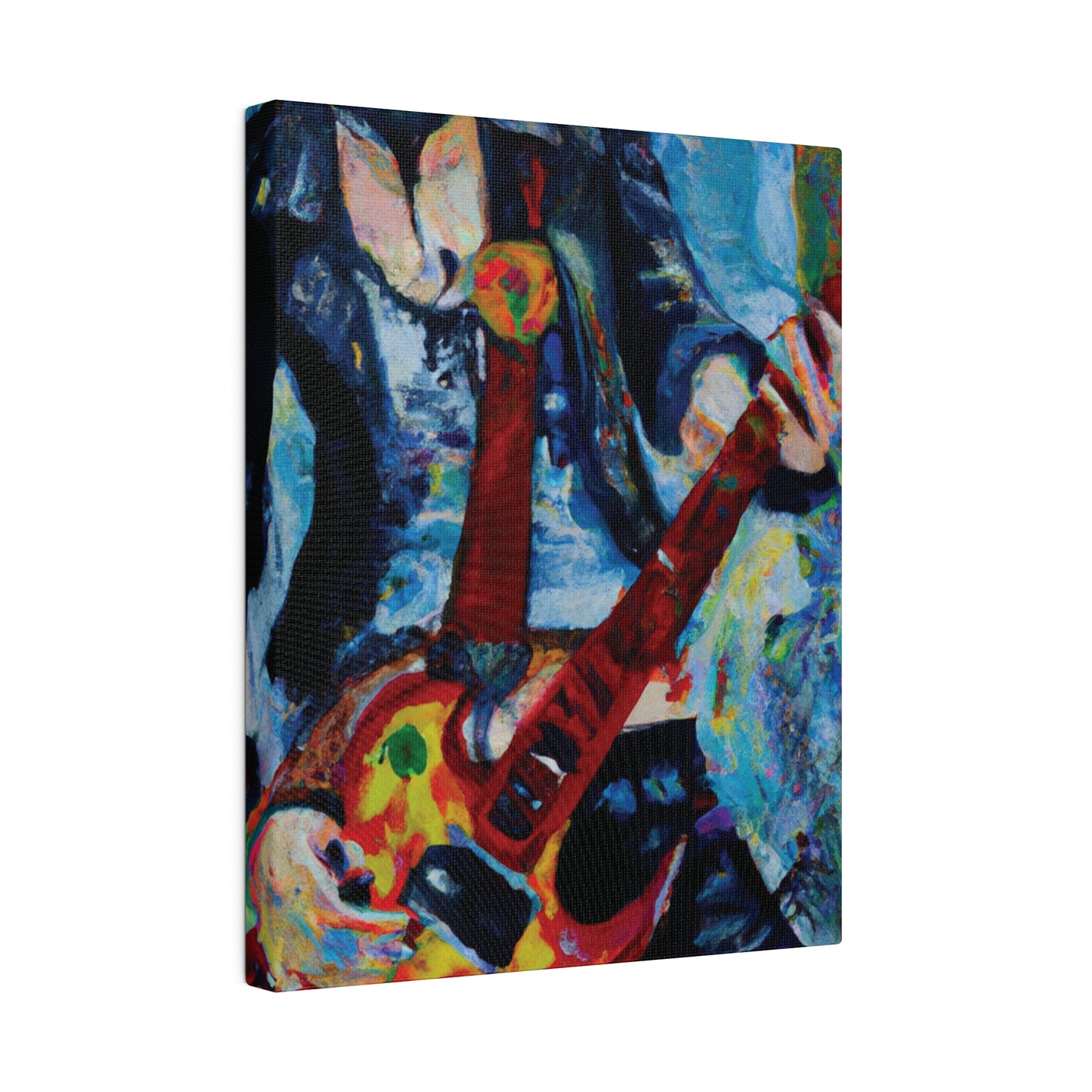 7105A - Rockstar Oil Painting Style Print | Poster | Home Decor | Wall Art | Music Art | Canvas