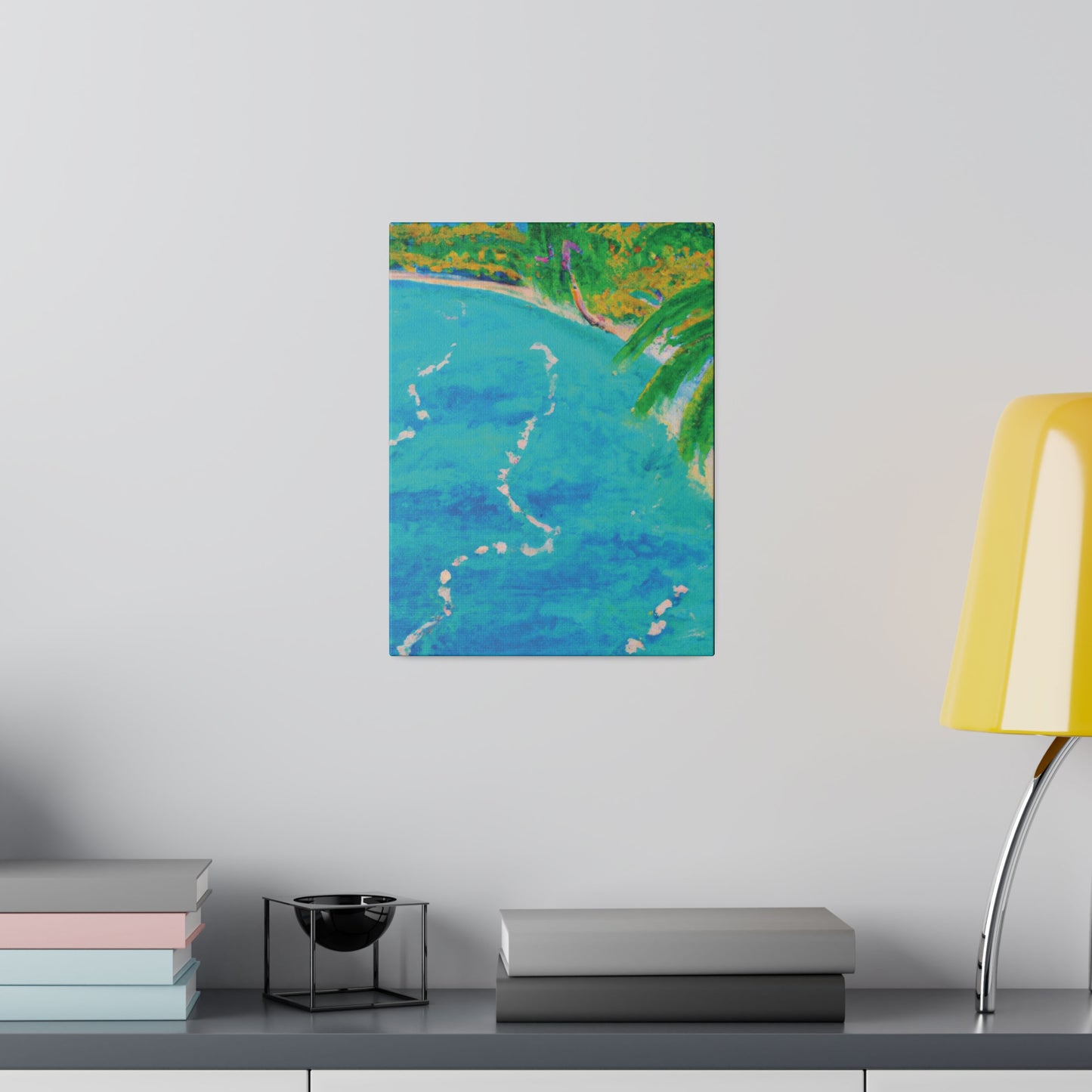 6605P - Bahamas Ocean Painting Print | Bahamas | Ocean | Beach | Poster | Home Decor | Wall Art | Canvas