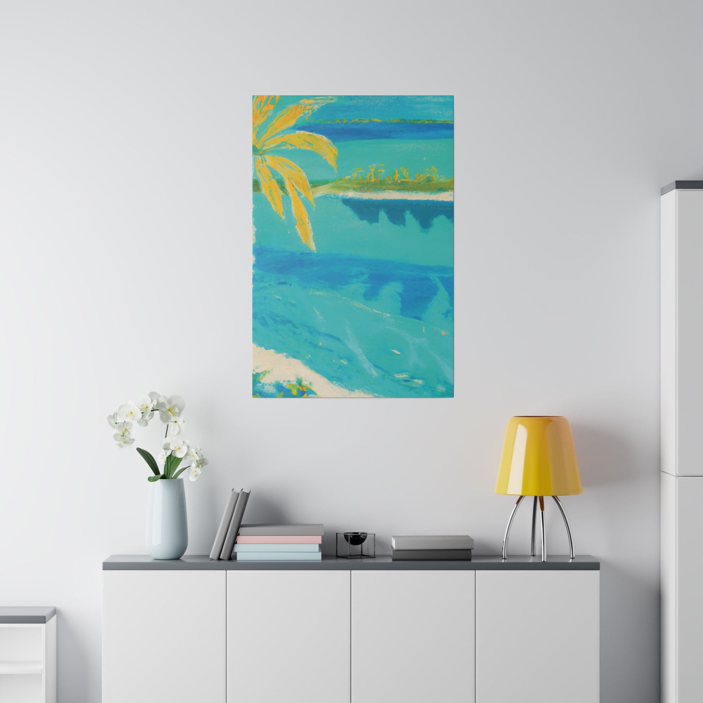9110Q - Bahamas Ocean Painting Print | Bahamas | Ocean | Beach | Poster | Home Decor | Wall Art | Canvas