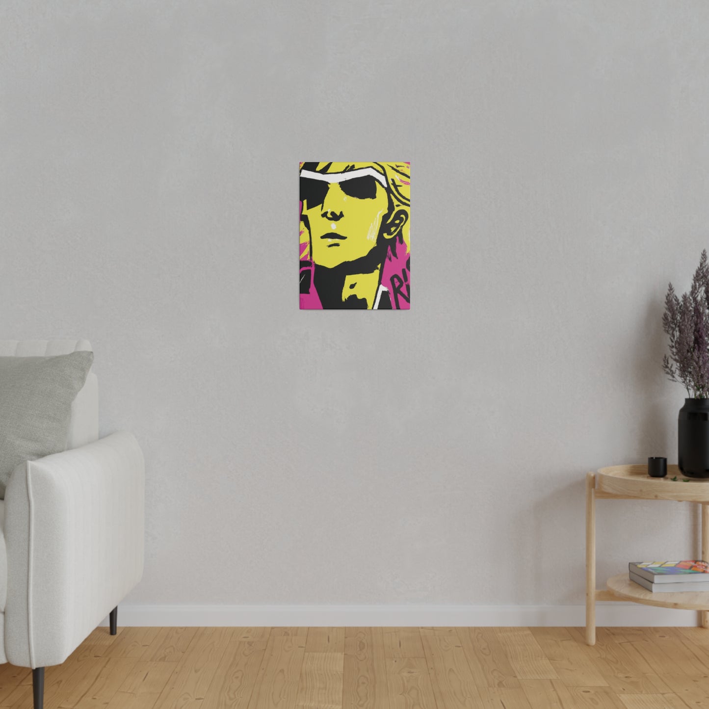 4794V - Rockstar Painting Print | Face | Abstract | Poster | Home Decor | Wall Art | Music Art | Canvas