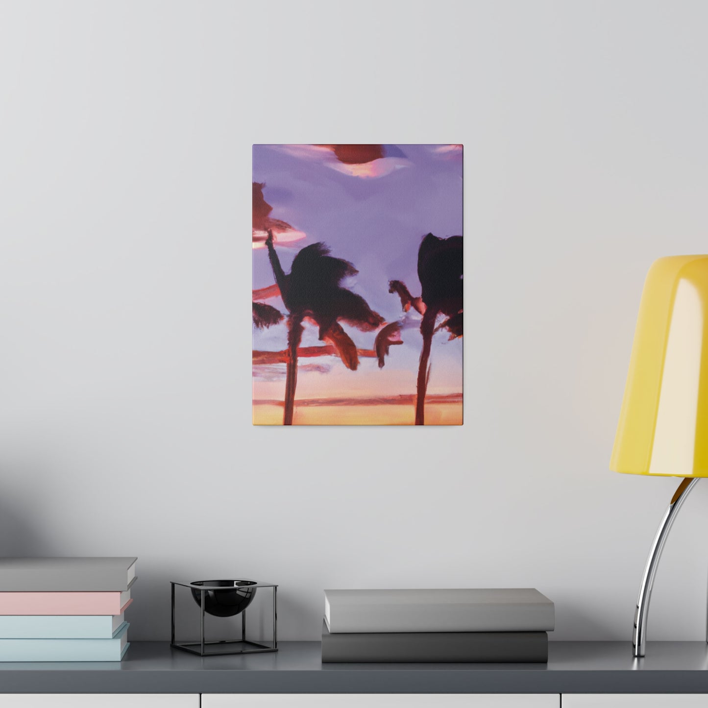 7491X - Miami Beach Sunset Painting Print | Miami | Beach | Sunset | Poster | Home Decor | Wall Art | Canvas