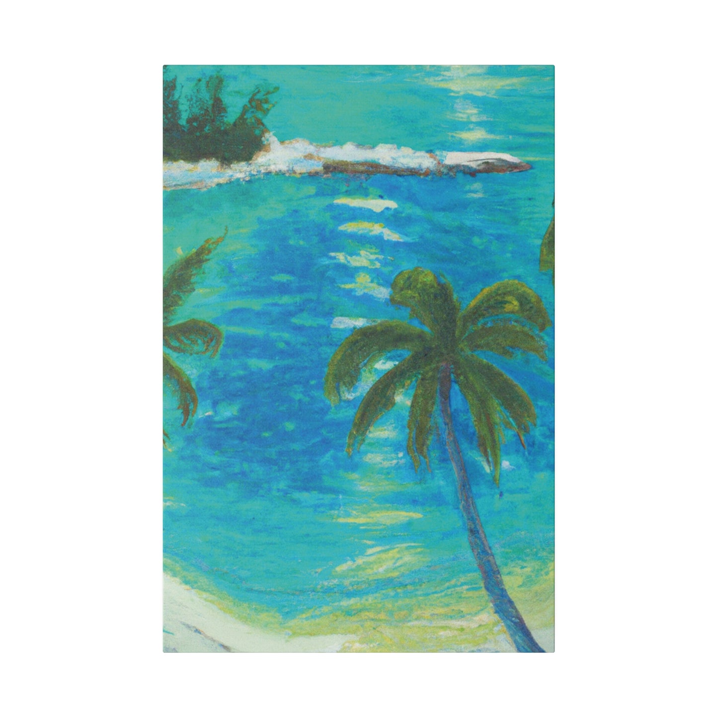 4512F - Bahamas Ocean Painting Print | Bahamas | Ocean | Beach | Poster | Home Decor | Wall Art | Canvas