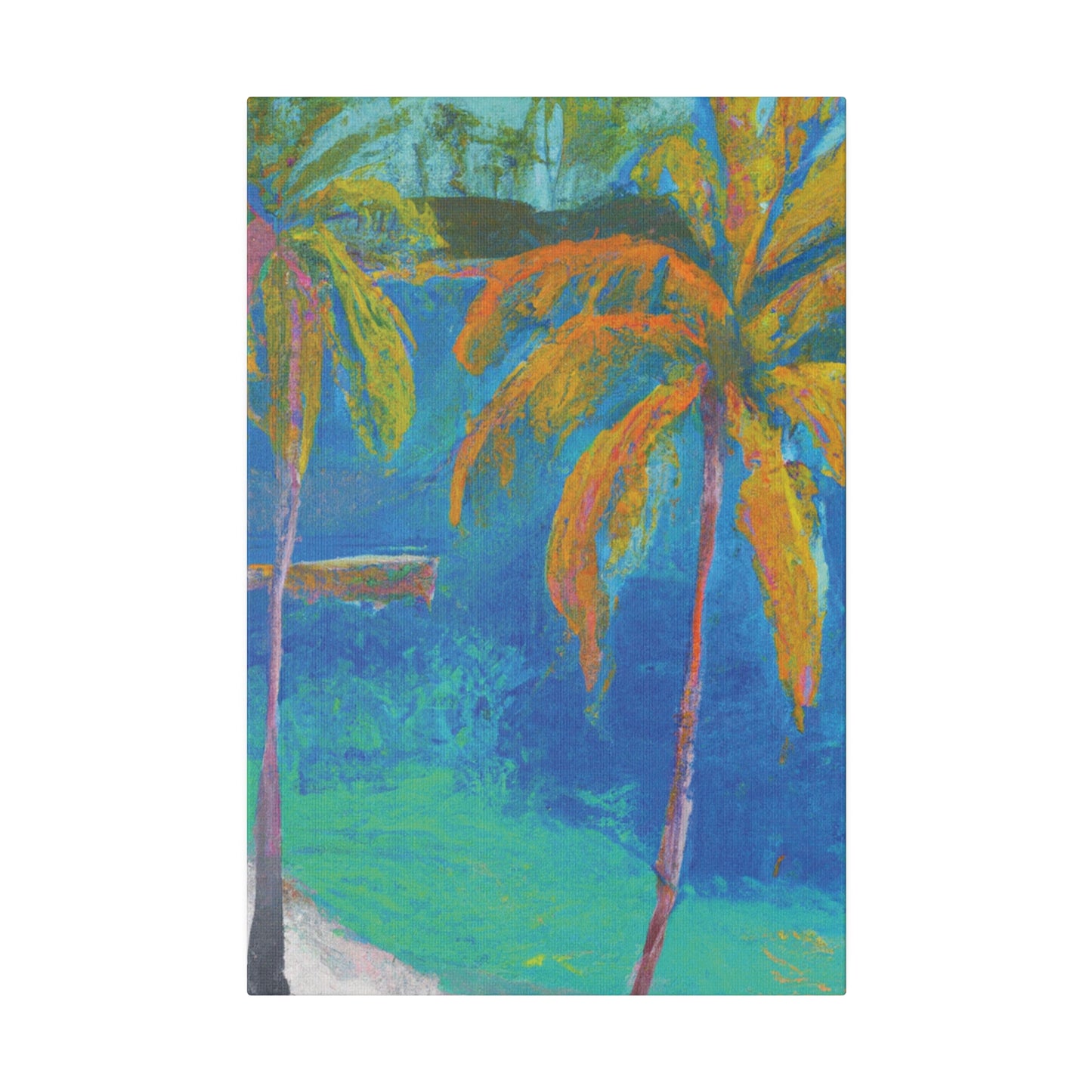 5481T - Bahamas Ocean Painting Print | Bahamas | Ocean | Beach | Poster | Home Decor | Wall Art | Canvas
