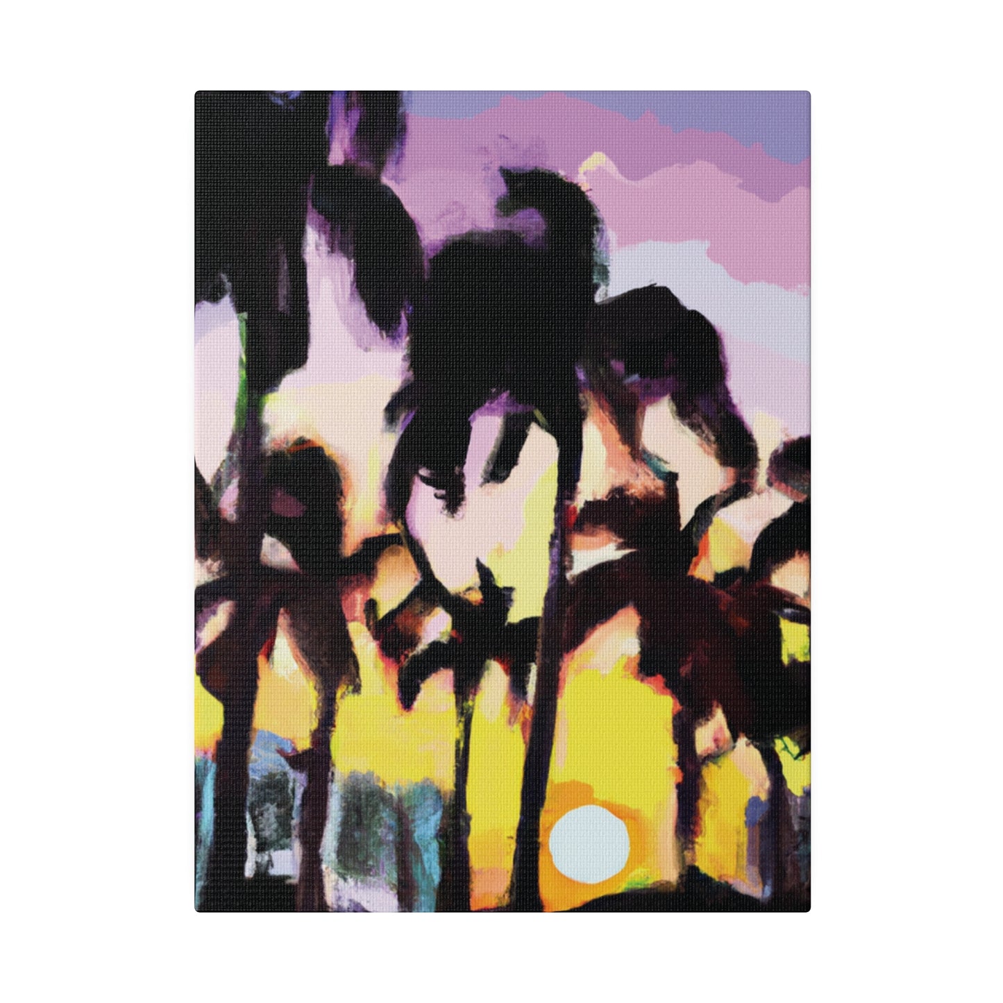 5231Y - Miami Beach Sunset Painting Print | Miami | Beach | Sunset | Poster | Home Decor | Wall Art | Canvas