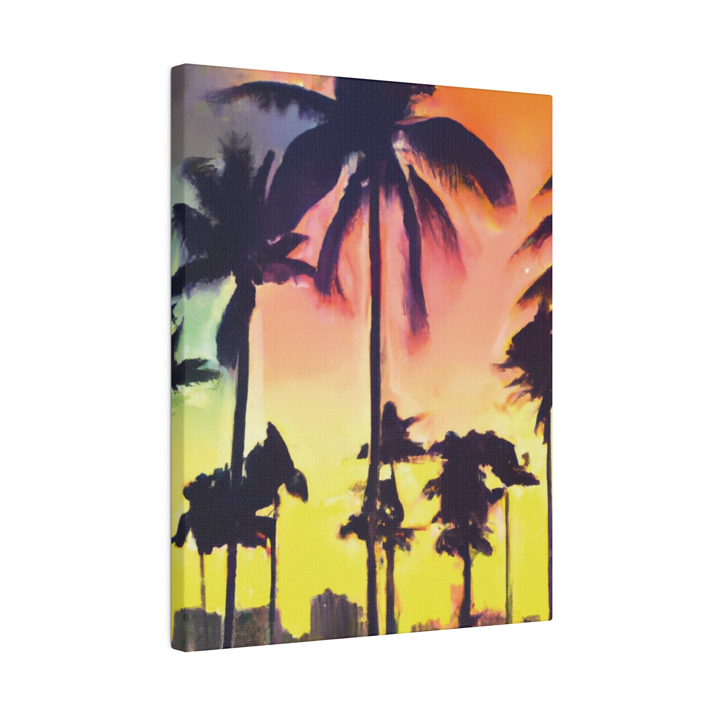 5608P - Miami Beach Sunset Painting Print | Miami | Beach | Sunset | Poster | Home Decor | Wall Art | Canvas