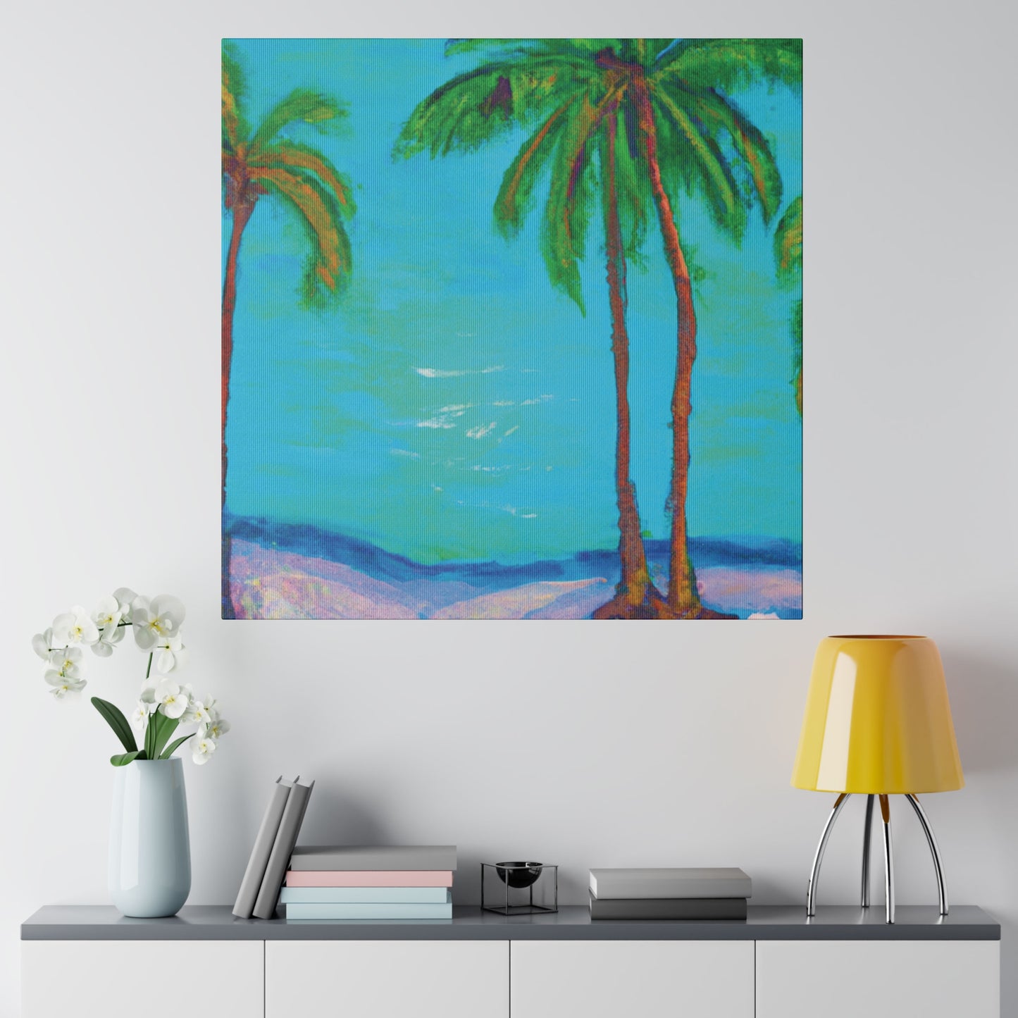 5029K - Bahamas Ocean Painting Print | Bahamas | Ocean | Beach | Poster | Home Decor | Wall Art | Canvas