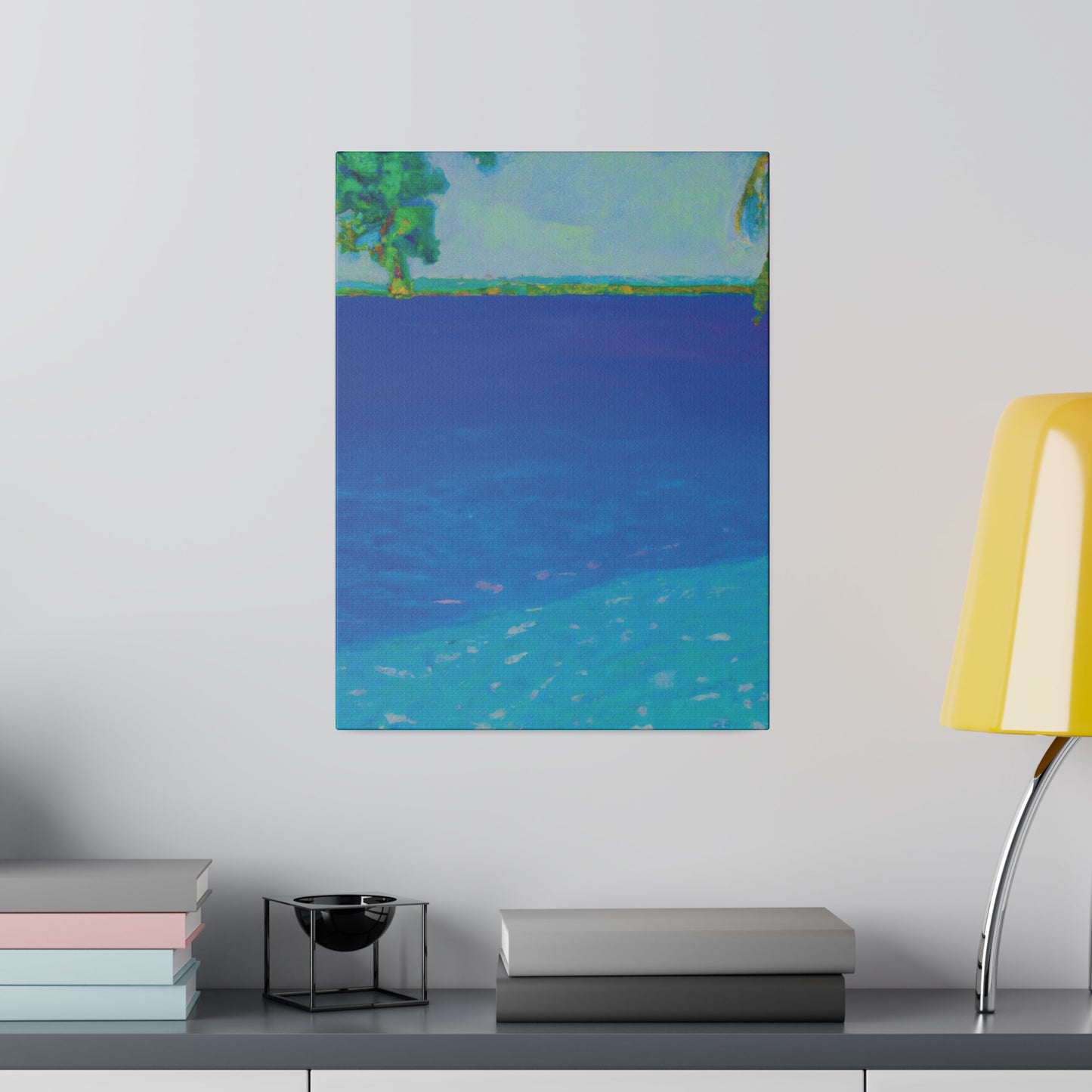 1582T - Bahamas Ocean Painting Print | Bahamas | Ocean | Beach | Poster | Home Decor | Wall Art | Canvas