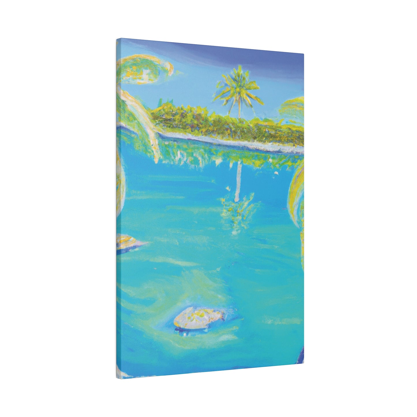 9546V - Bahamas Ocean Painting Print | Bahamas | Ocean | Beach | Poster | Home Decor | Wall Art | Canvas