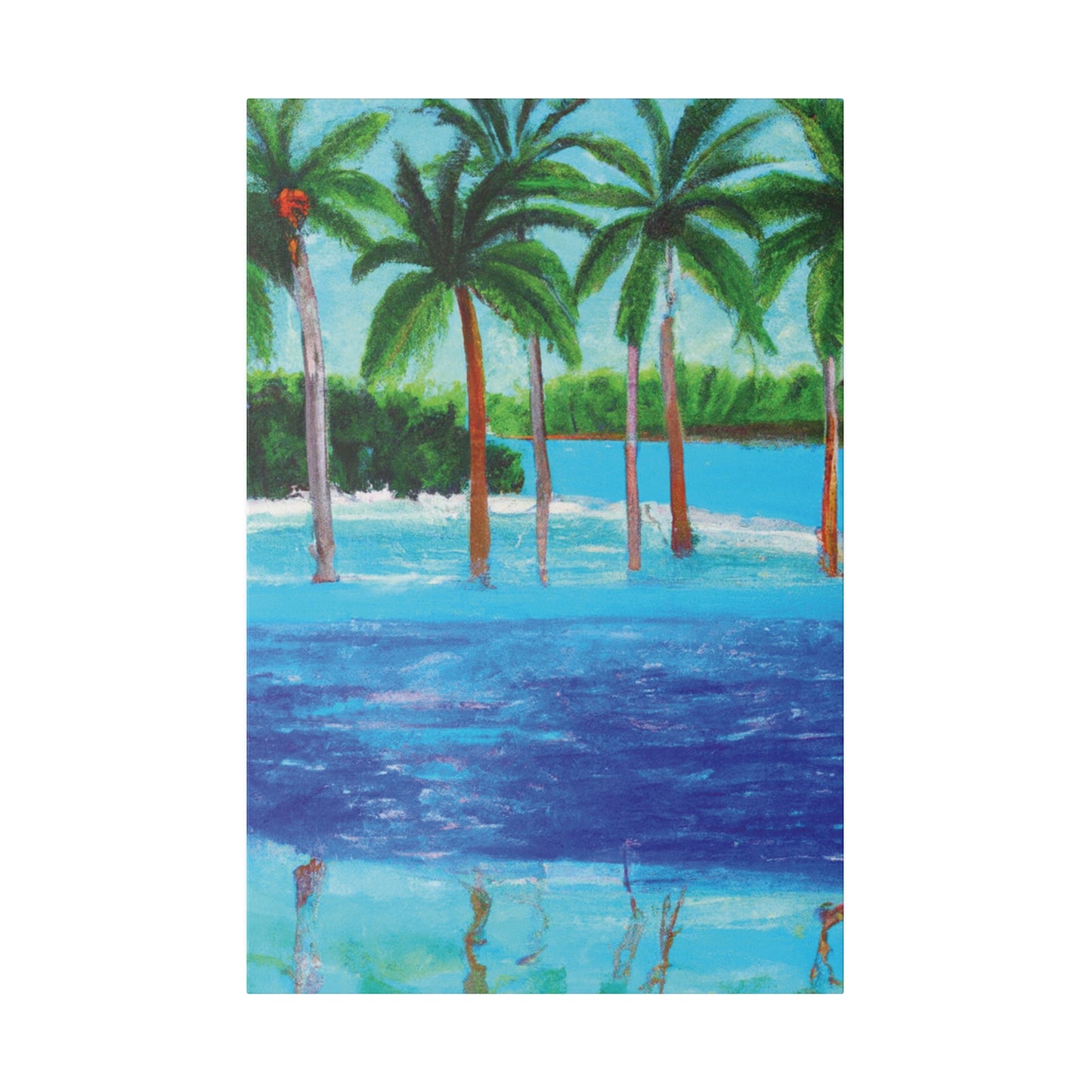 4563X - Bahamas Ocean Painting Print | Bahamas | Ocean | Beach | Poster | Home Decor | Wall Art | Canvas