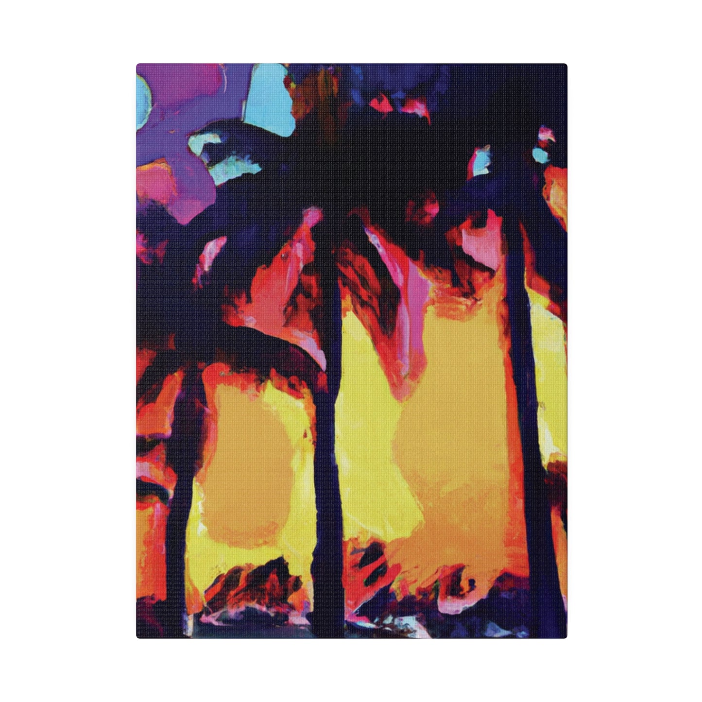 7278A - Miami Beach Sunset Painting Print | Miami | Beach | Sunset | Poster | Home Decor | Wall Art | Canvas