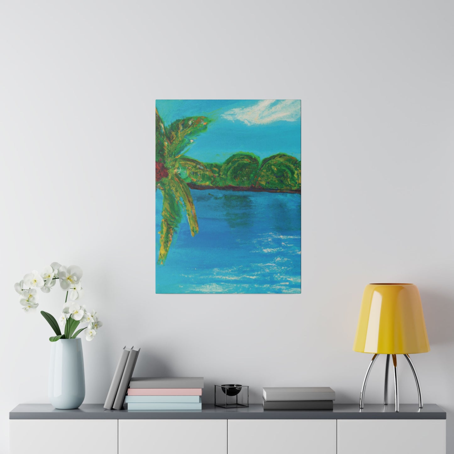 4245A - Bahamas Ocean Painting Print | Bahamas | Ocean | Beach | Poster | Home Decor | Wall Art | Canvas