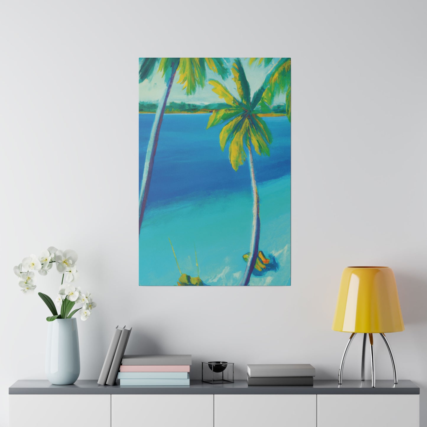 7593L - Bahamas Ocean Painting Print | Bahamas | Ocean | Beach | Poster | Home Decor | Wall Art | Canvas