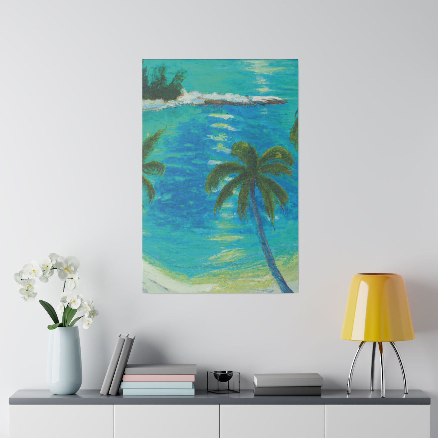 4512F - Bahamas Ocean Painting Print | Bahamas | Ocean | Beach | Poster | Home Decor | Wall Art | Canvas