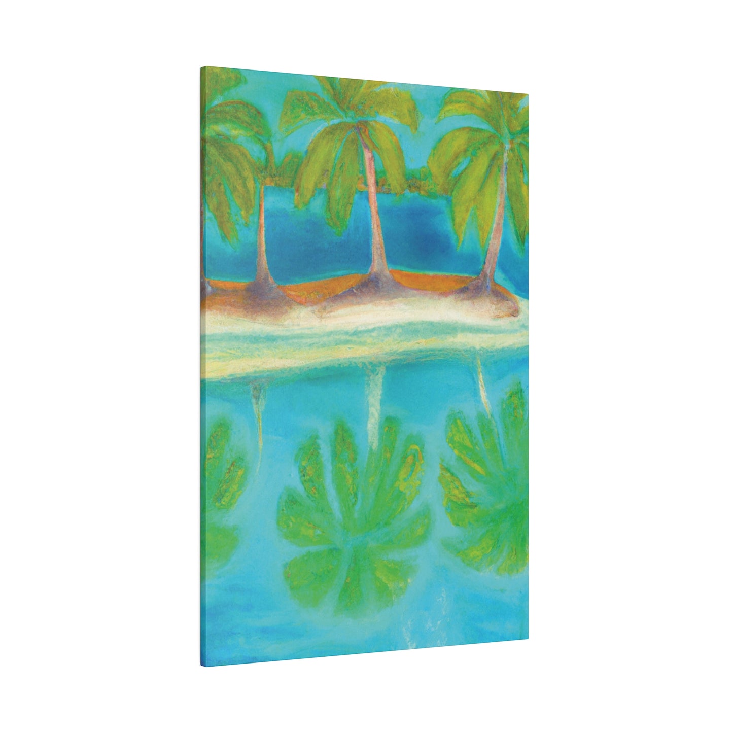3294K - Bahamas Ocean Painting Print | Bahamas | Ocean | Beach | Poster | Home Decor | Wall Art | Canvas