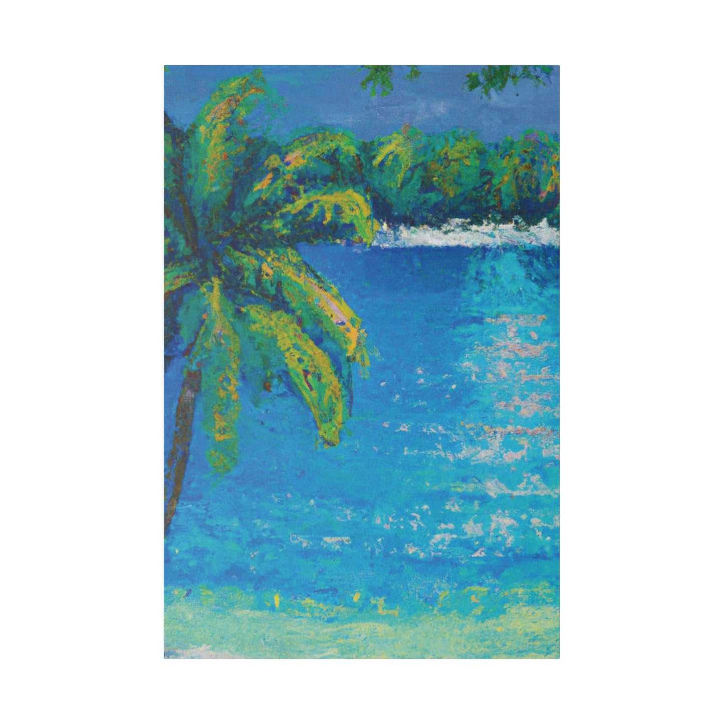 4645A - Bahamas Ocean Painting Print | Bahamas | Ocean | Beach | Poster | Home Decor | Wall Art | Canvas