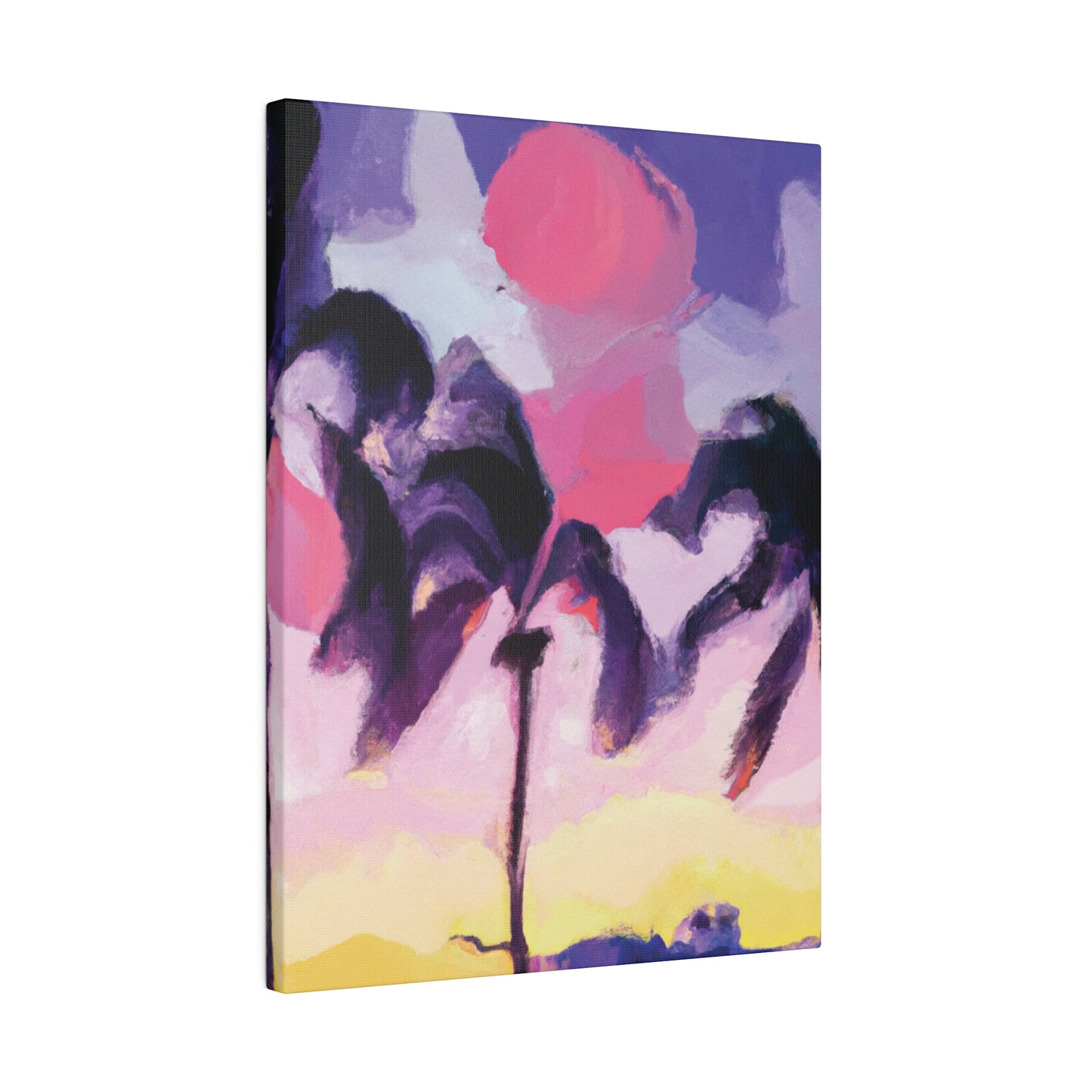 8189L - Miami Beach Sunset Painting Print | Miami | Beach | Sunset | Poster | Home Decor | Wall Art | Canvas