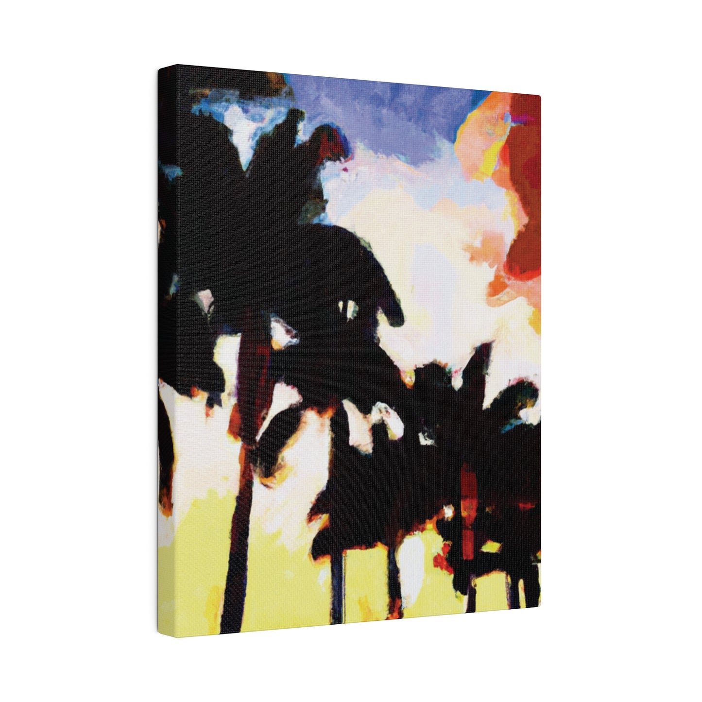 9127M - Miami Beach Sunset Painting Print | Miami | Beach | Sunset | Poster | Home Decor | Wall Art | Canvas