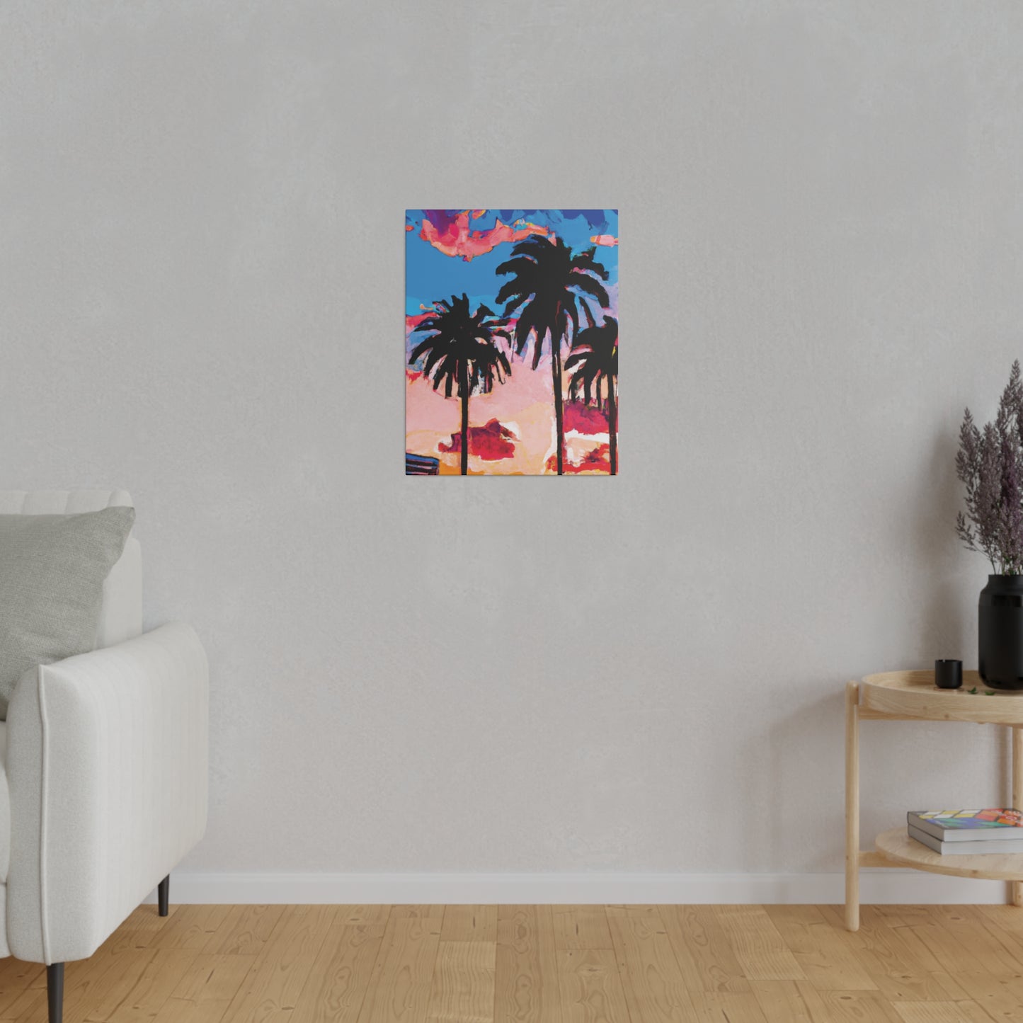 4347Z - Miami Beach Sunset Painting Print | Miami | Beach | Sunset | Poster | Home Decor | Wall Art | Canvas