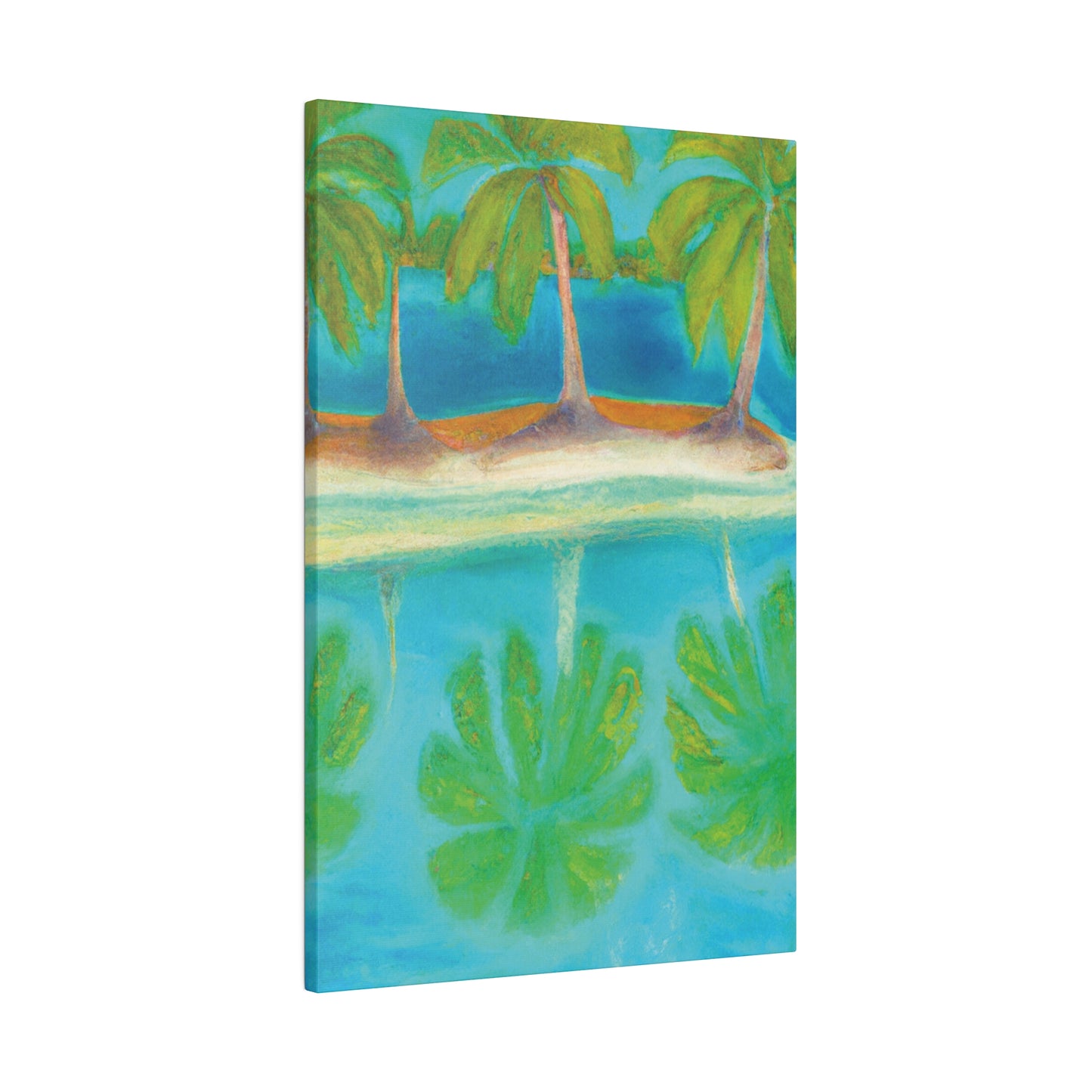 3294K - Bahamas Ocean Painting Print | Bahamas | Ocean | Beach | Poster | Home Decor | Wall Art | Canvas