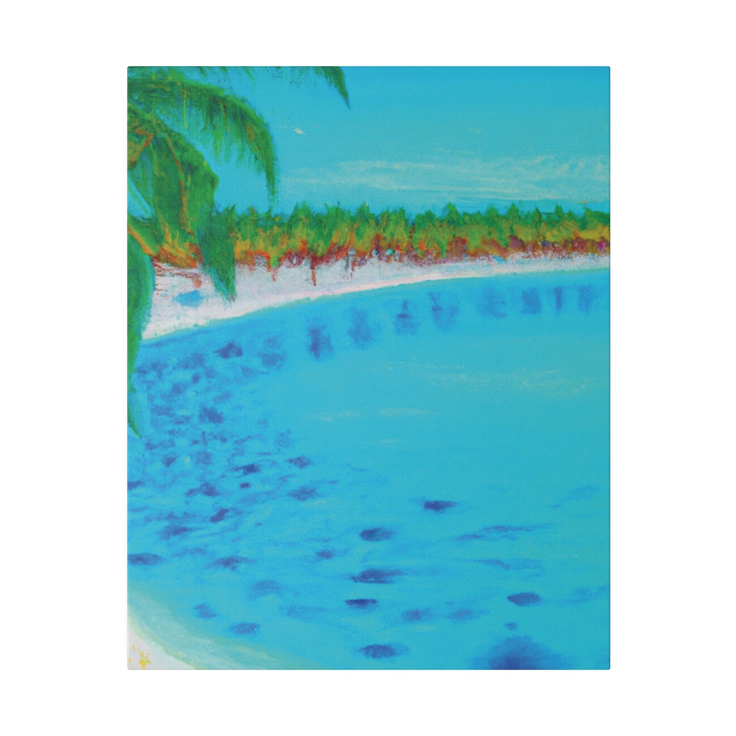 9677R - Bahamas Ocean Painting Print | Bahamas | Ocean | Beach | Poster | Home Decor | Wall Art | Canvas